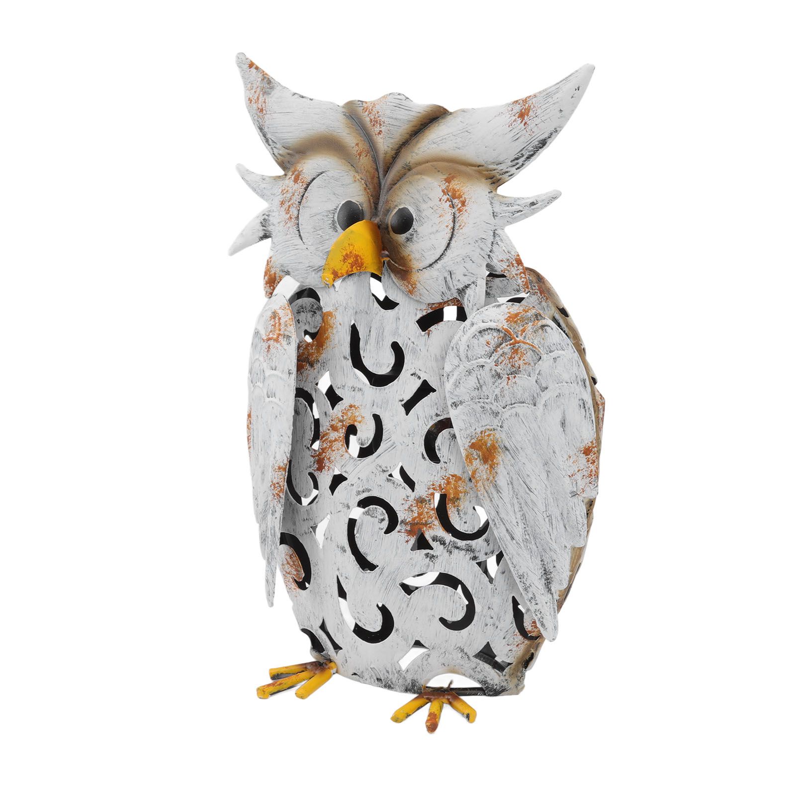 Solar Light Owl Shape Vivid Lifelike IP55 Waterproof Iron Solar Decorative view 3