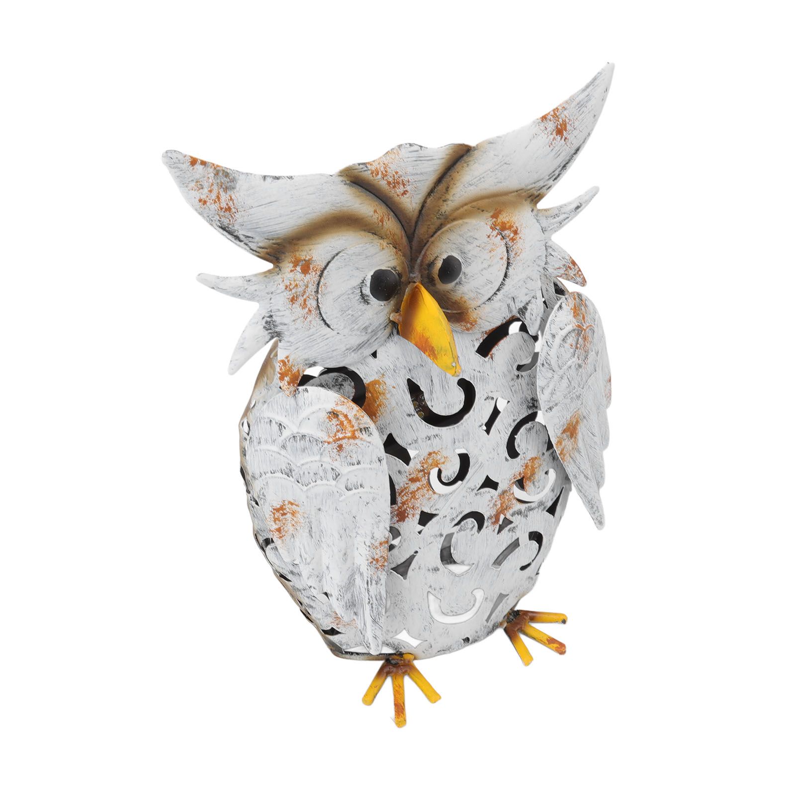 Solar Light Owl Shape Vivid Lifelike IP55 Waterproof Iron Solar Decorative view 4