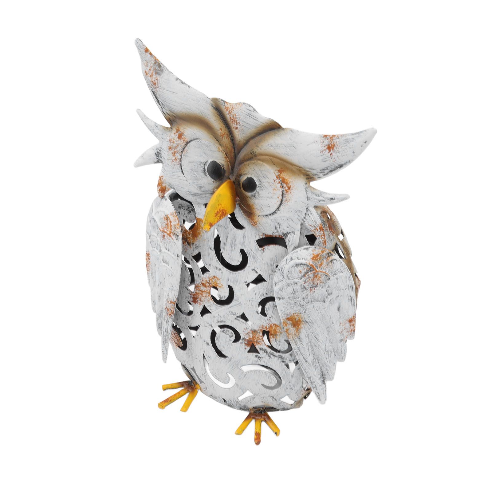 Solar Light Owl Shape Vivid Lifelike IP55 Waterproof Iron Solar Decorative view 5