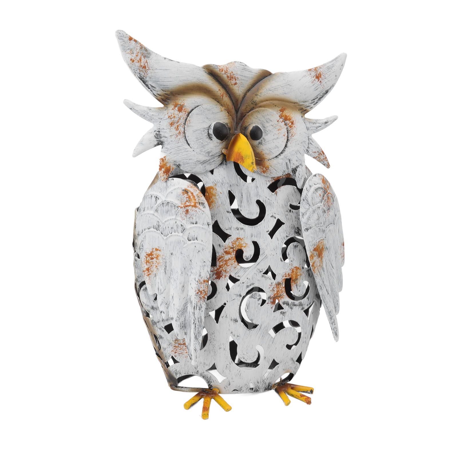Solar Light Owl Shape Vivid Lifelike IP55 Waterproof Iron Solar Decorative view 6