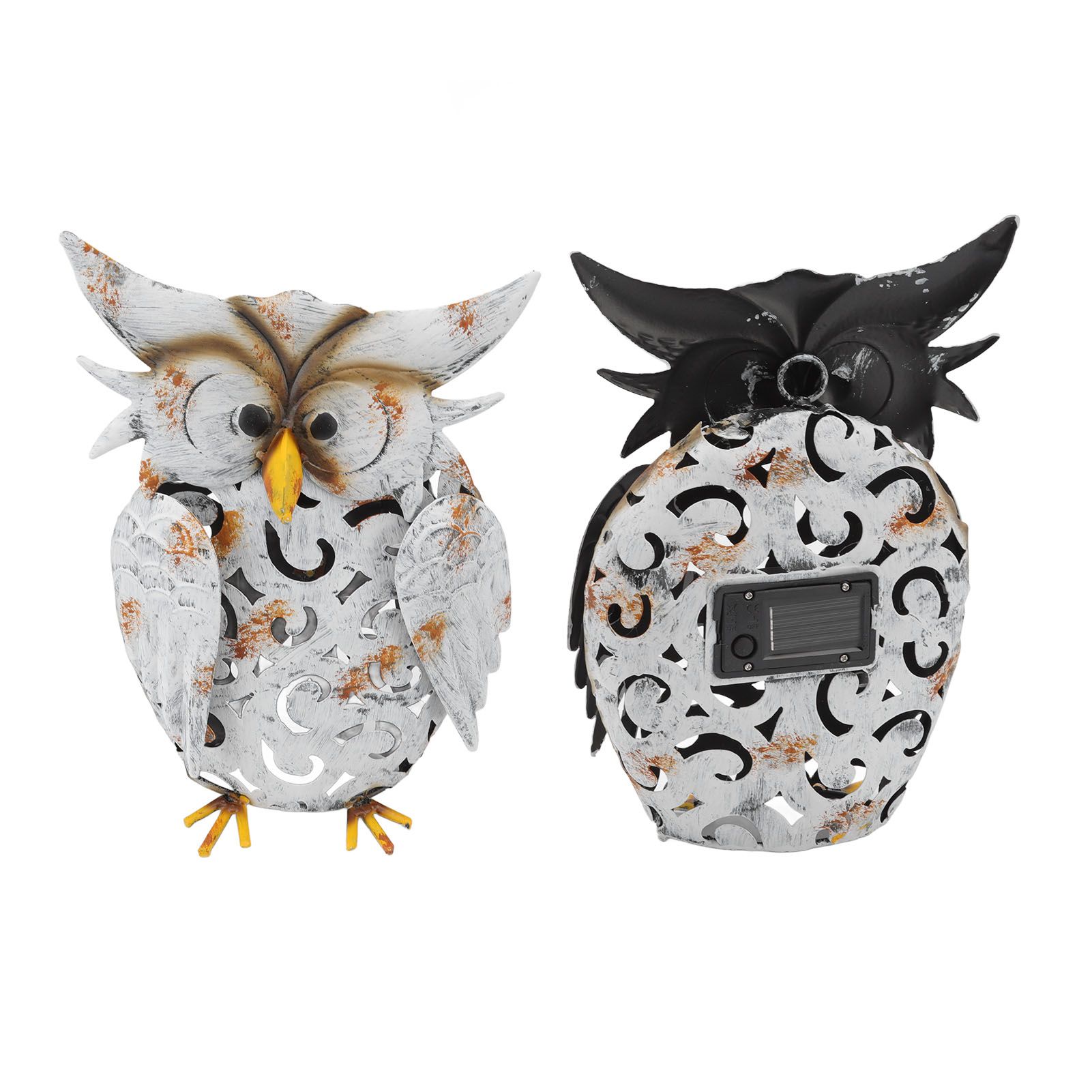 Solar Light Owl Shape Vivid Lifelike IP55 Waterproof Iron Solar Decorative view 10