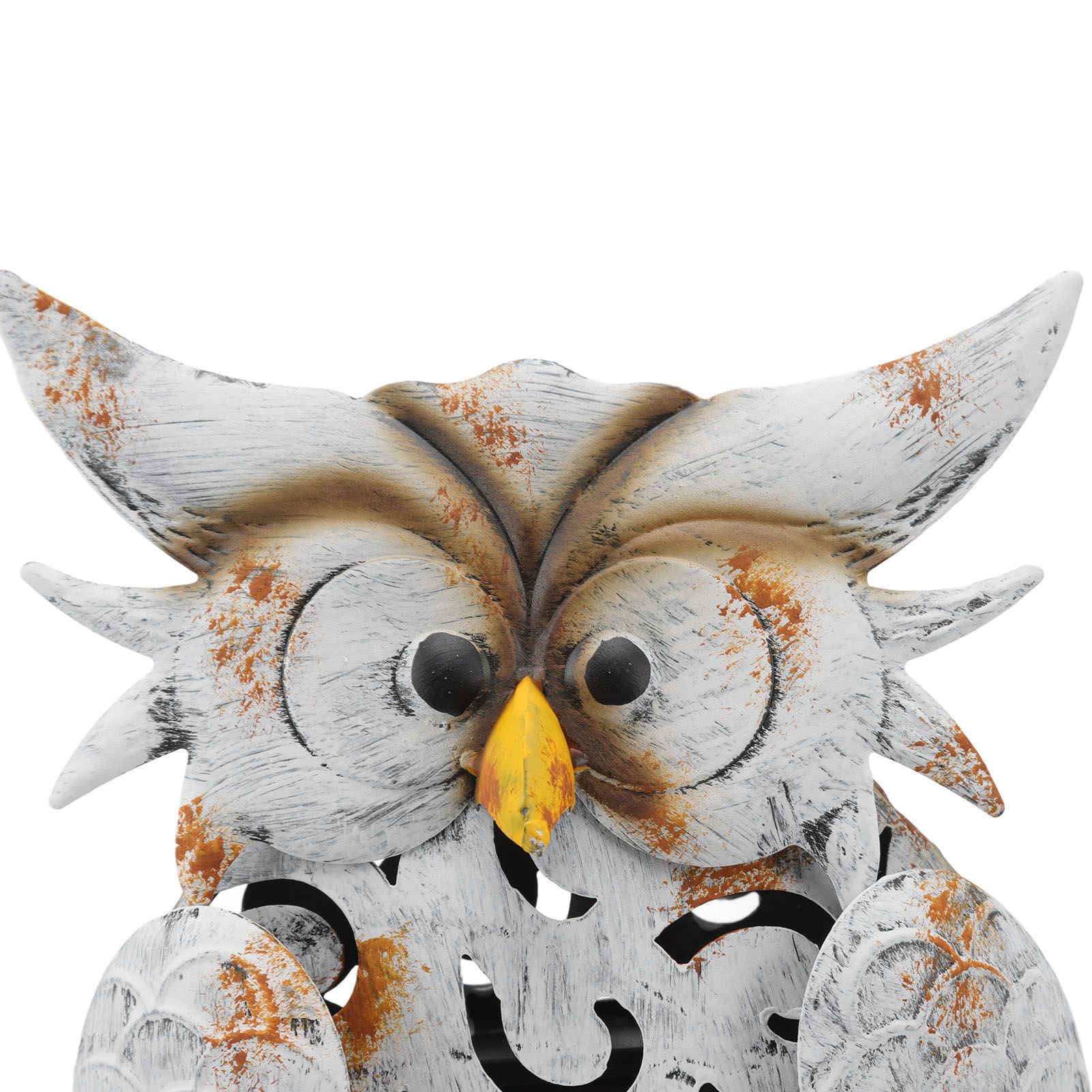 Solar Light Owl Shape Vivid Lifelike IP55 Waterproof Iron Solar Decorative view 13