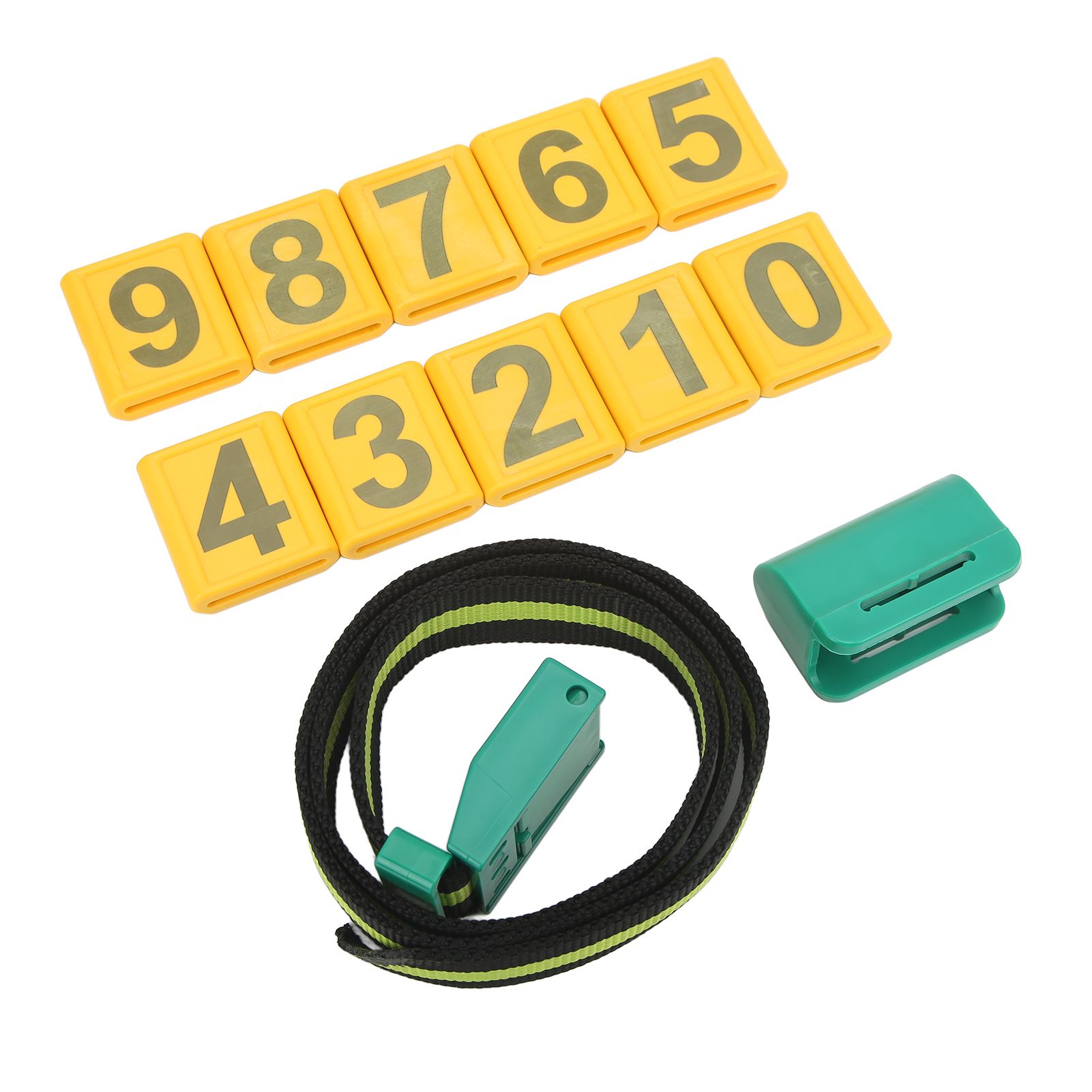 Cow Collar Wear Resistant Plastic Animal Collar with Pedometer 10 Number Plate view 3