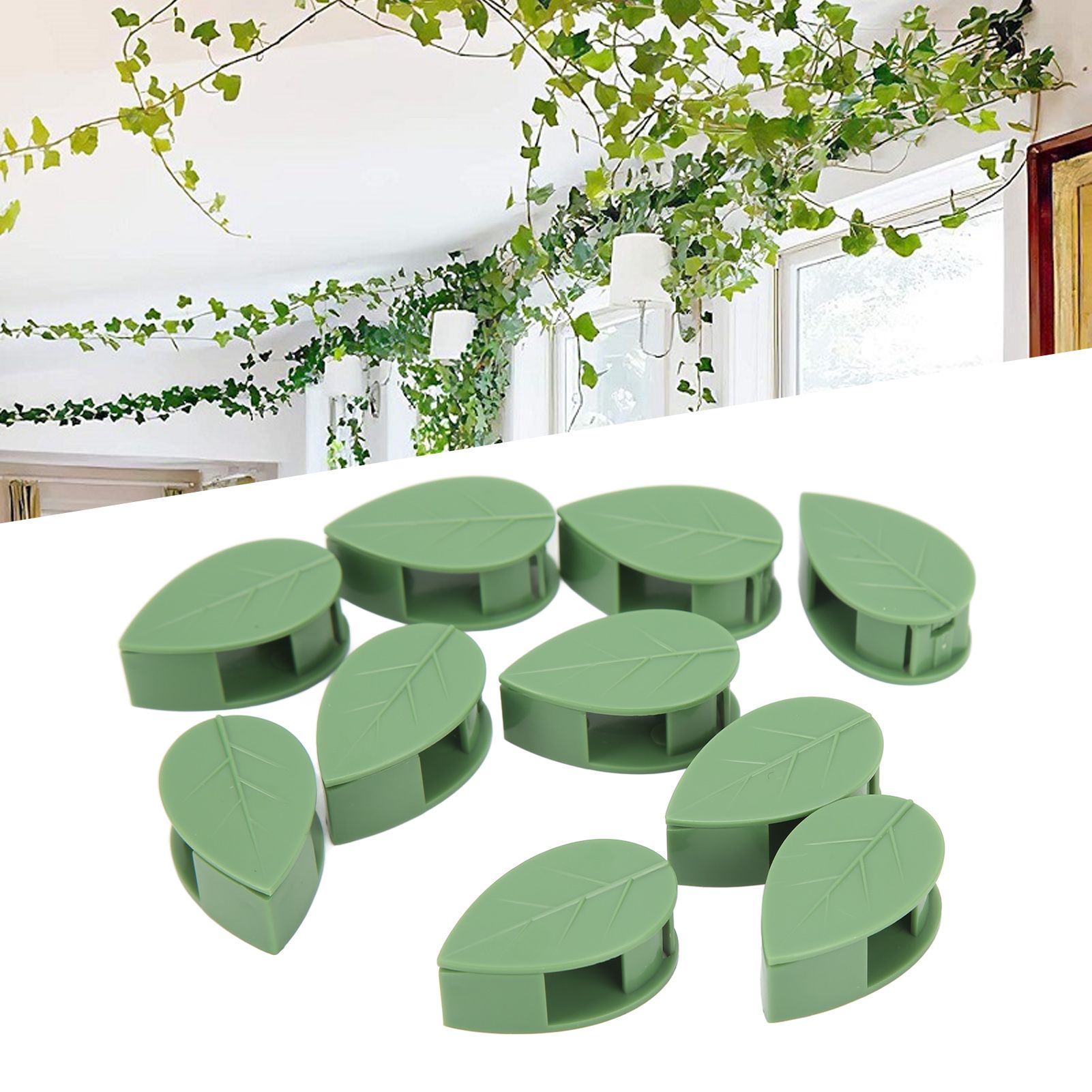 100PCS Plant Climbing Wall Fixture Clips Wall Vines Fixing Clips Self Adhesive view 11
