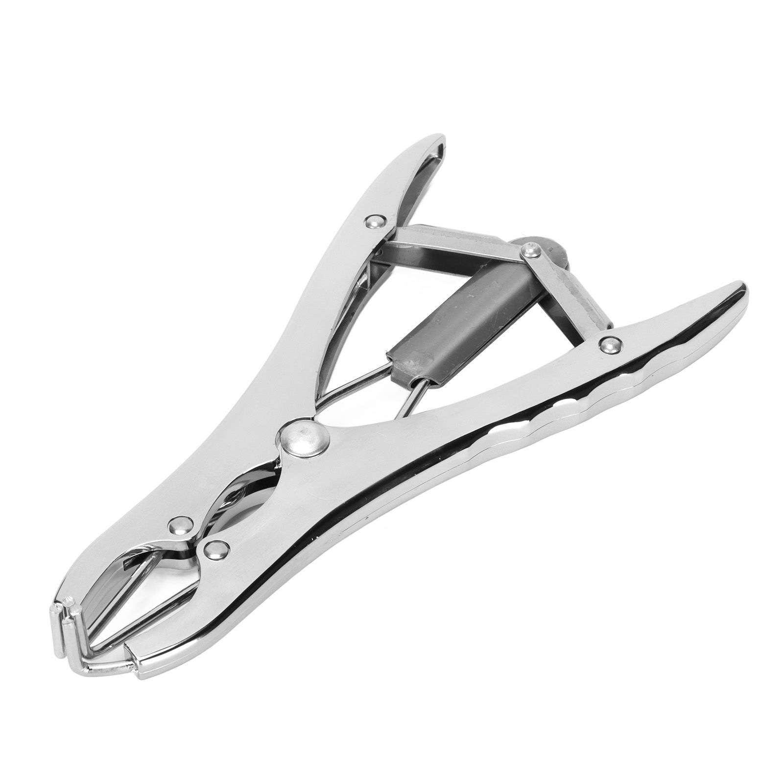 Castration Pliers Aluminium Alloy Bloodless Elastic Tail Docking Clamp for view 2
