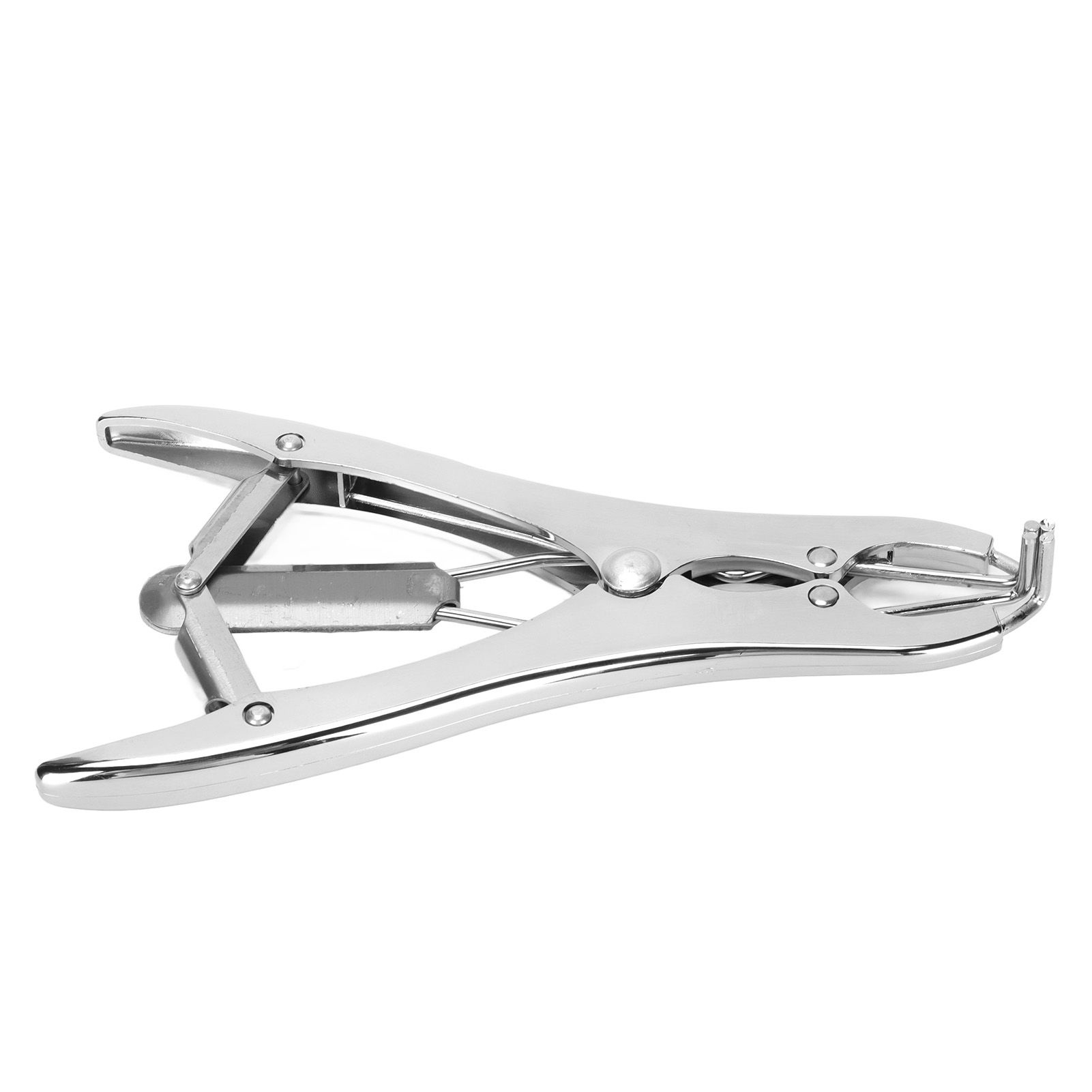 Castration Pliers Aluminium Alloy Bloodless Elastic Tail Docking Clamp for view 3