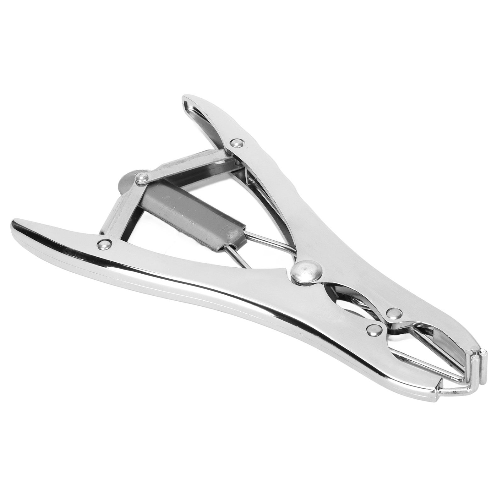 Castration Pliers Aluminium Alloy Bloodless Elastic Tail Docking Clamp for view 7