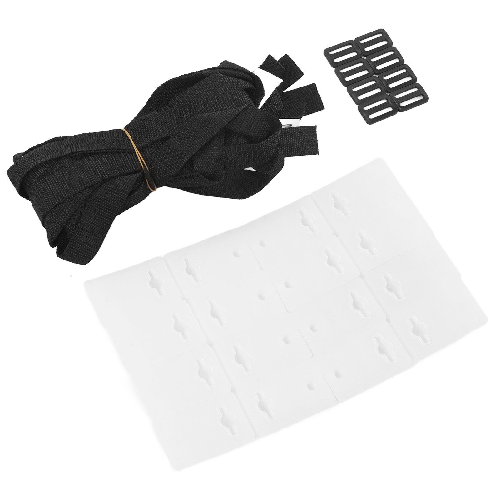 8 Sets Swimming Pool Roller Strap Solar Cover Reel Attachment Kit with Cord view 2