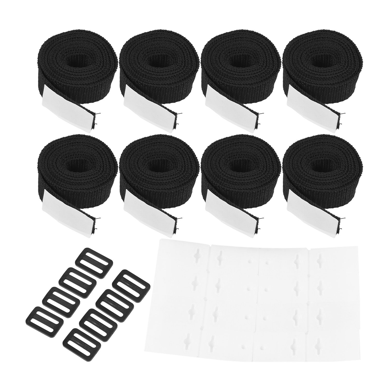 8 Sets Swimming Pool Roller Strap Solar Cover Reel Attachment Kit with Cord view 5