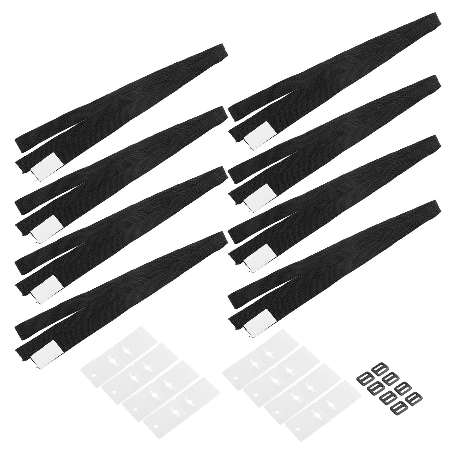 8 Sets Swimming Pool Roller Strap Solar Cover Reel Attachment Kit with Cord view 7