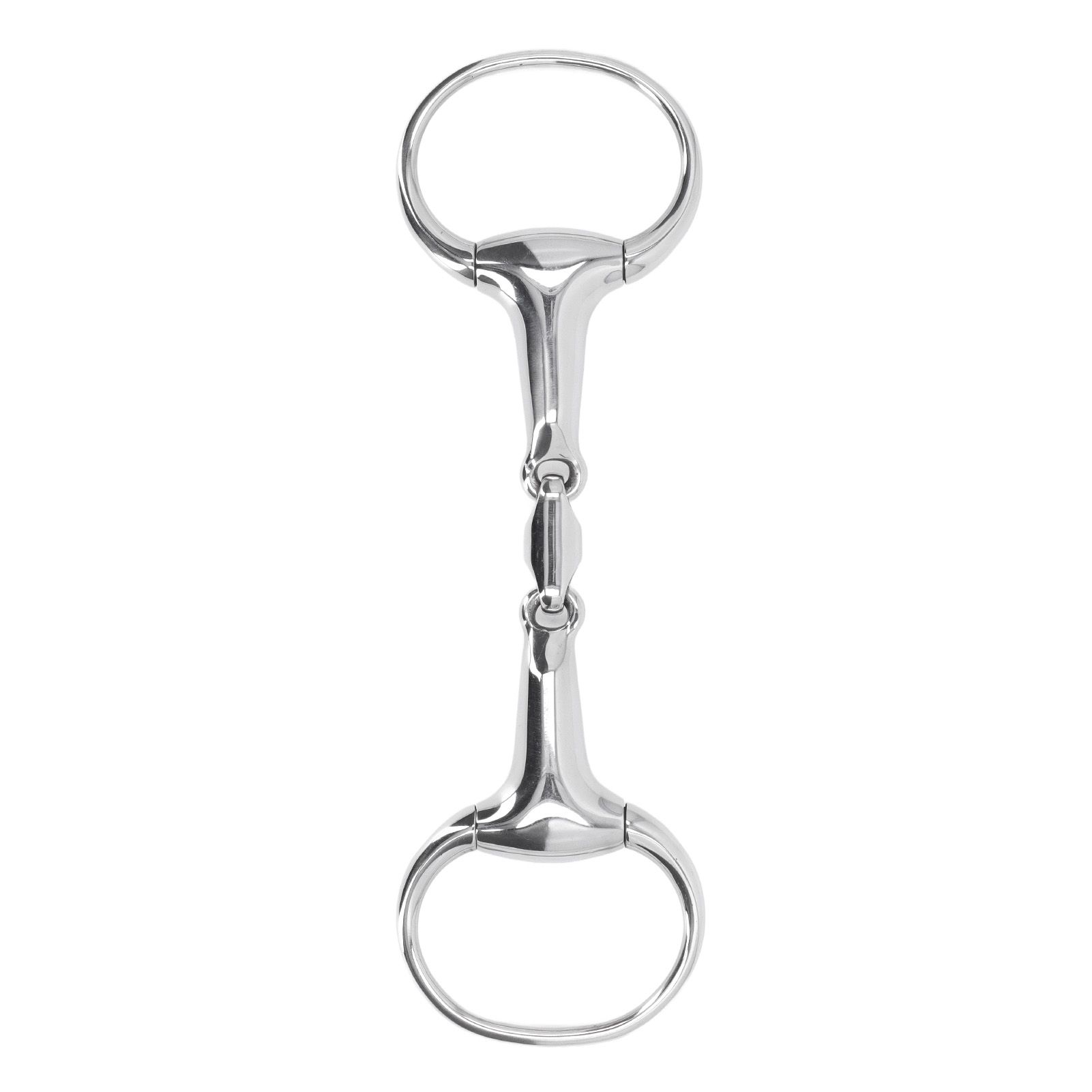 Horse Gag Ring Snaffle Bite Stainless Steel 125mm Loose Oval Link Mouthpiece view 3