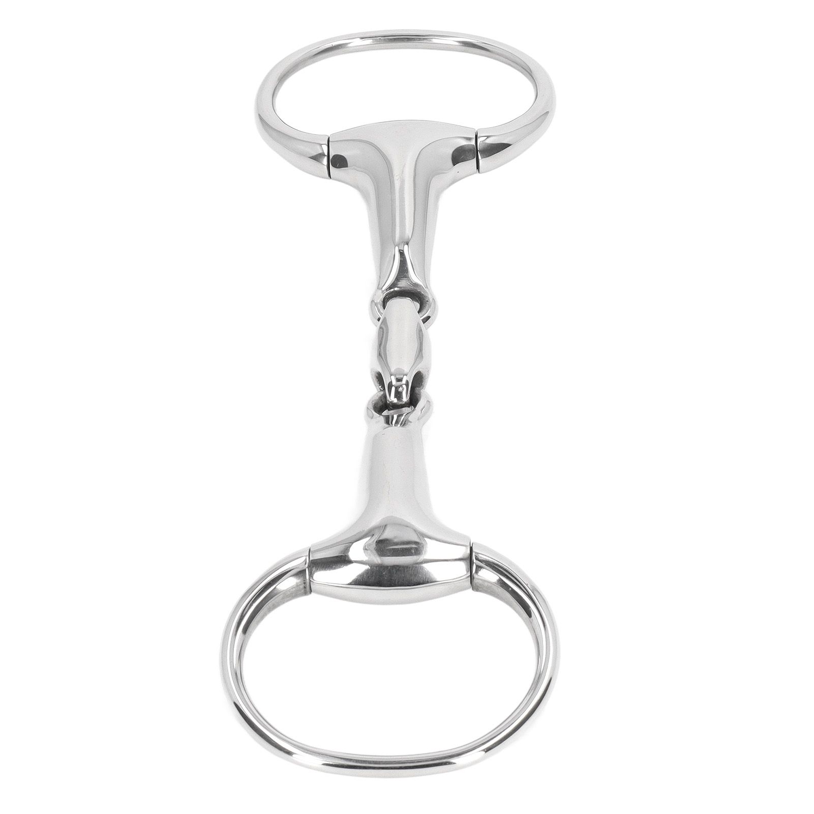 Horse Gag Ring Snaffle Bite Stainless Steel 125mm Loose Oval Link Mouthpiece view 7
