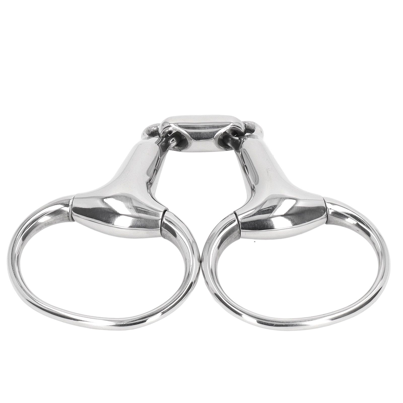 Horse Gag Ring Snaffle Bite Stainless Steel 125mm Loose Oval Link Mouthpiece view 9