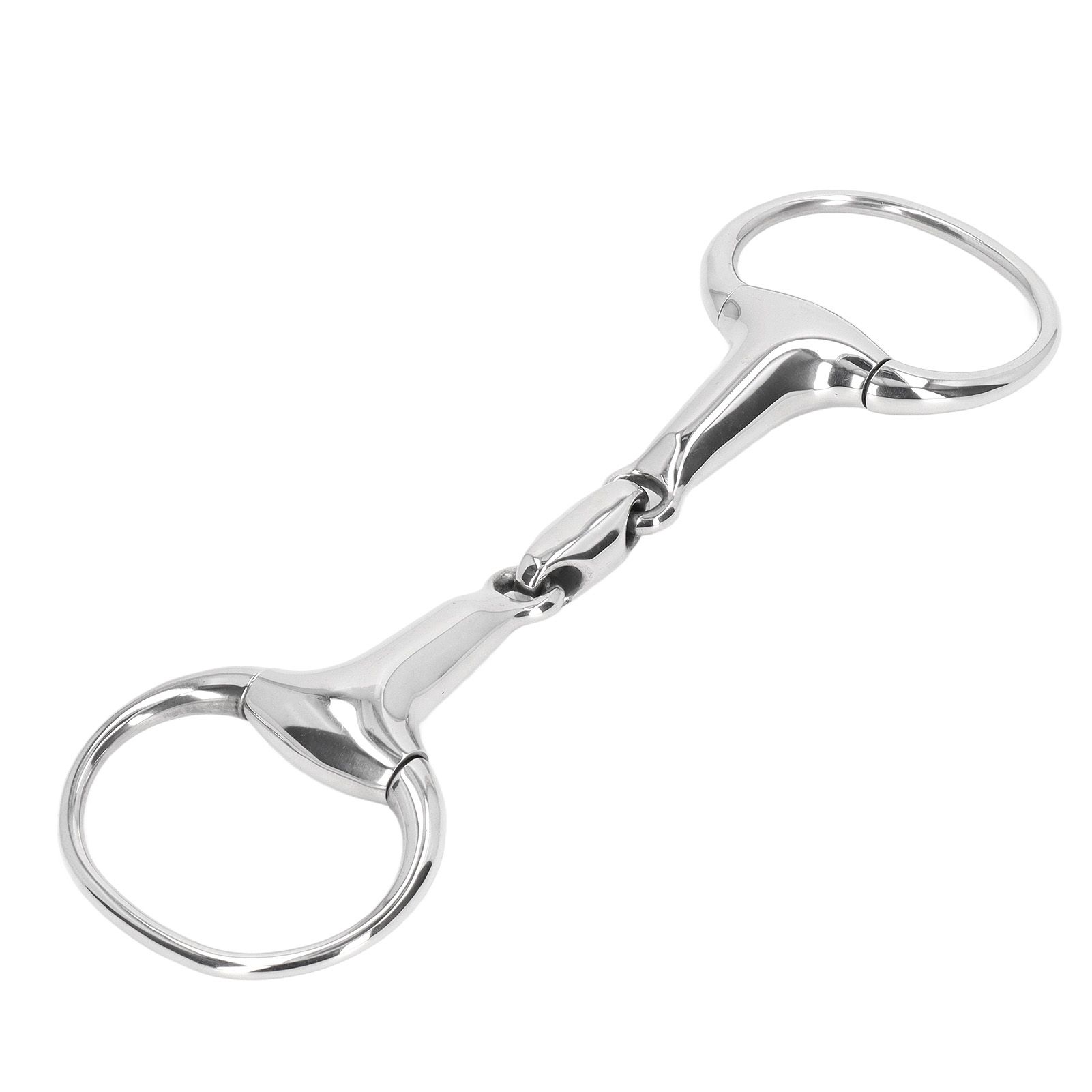 Horse Gag Ring Snaffle Bite Stainless Steel 125mm Loose Oval Link Mouthpiece view 10