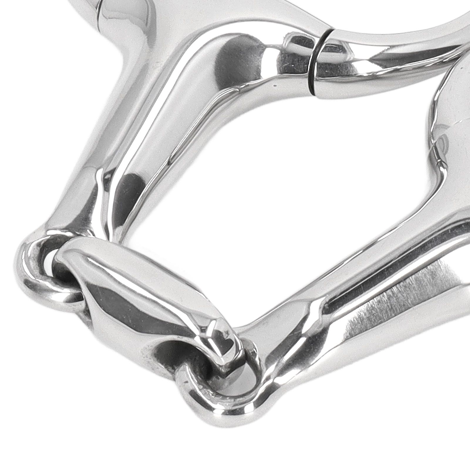 Horse Gag Ring Snaffle Bite Stainless Steel 125mm Loose Oval Link Mouthpiece view 15