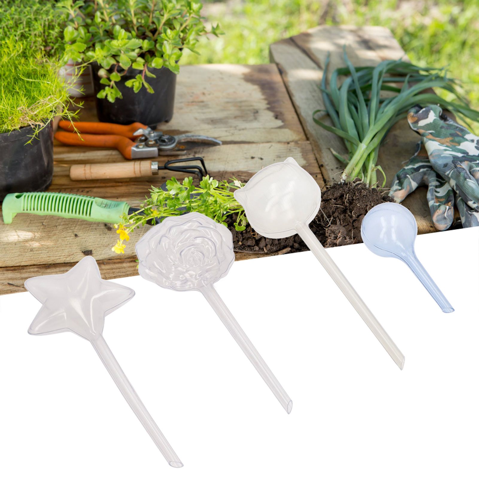 Plant Pot Waterer Finely Crafted Automatic Self Watering Devices for Yard view 12