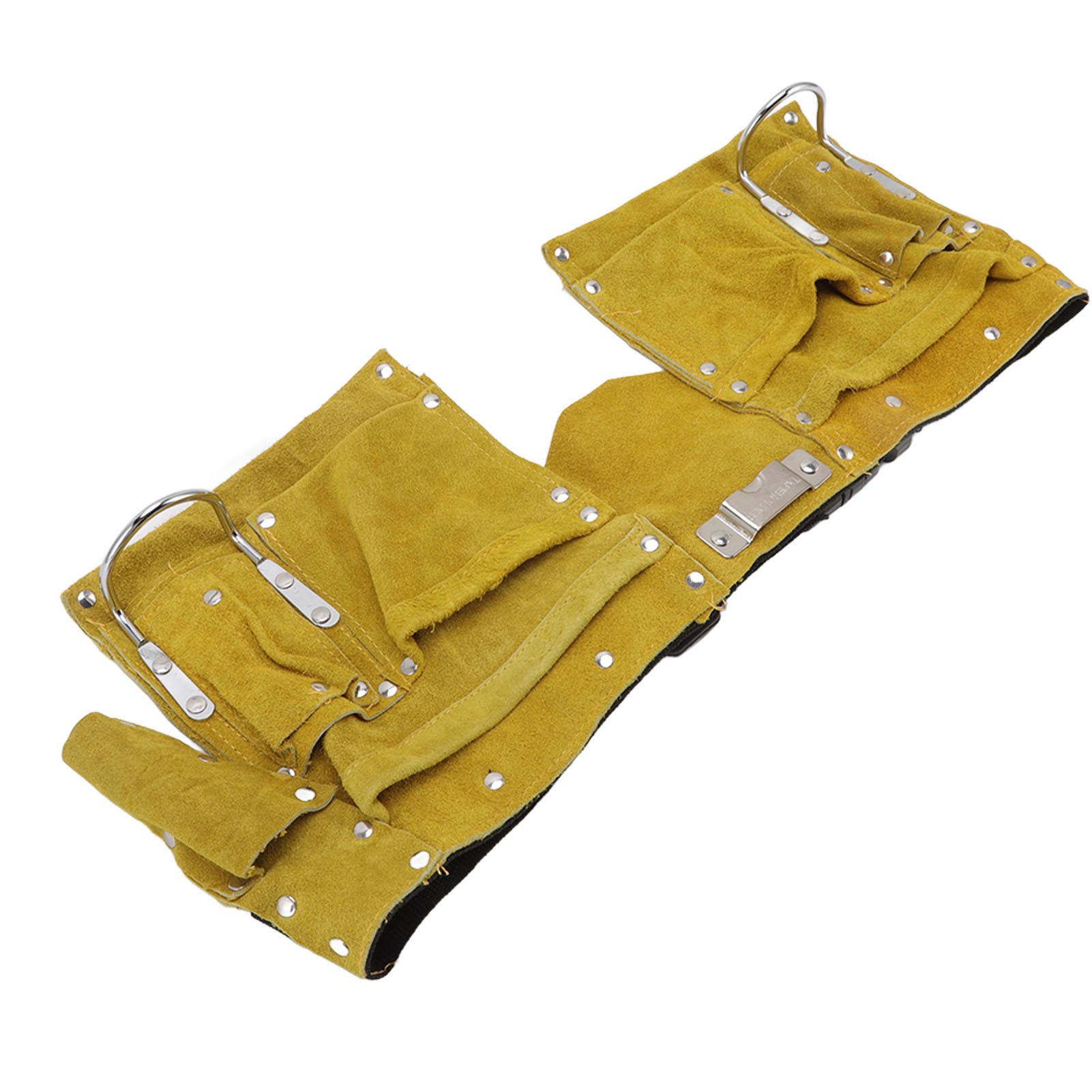 Leather Tool Belt Multiple Pockets Quick Release Buckle Wearproof Portable view 5