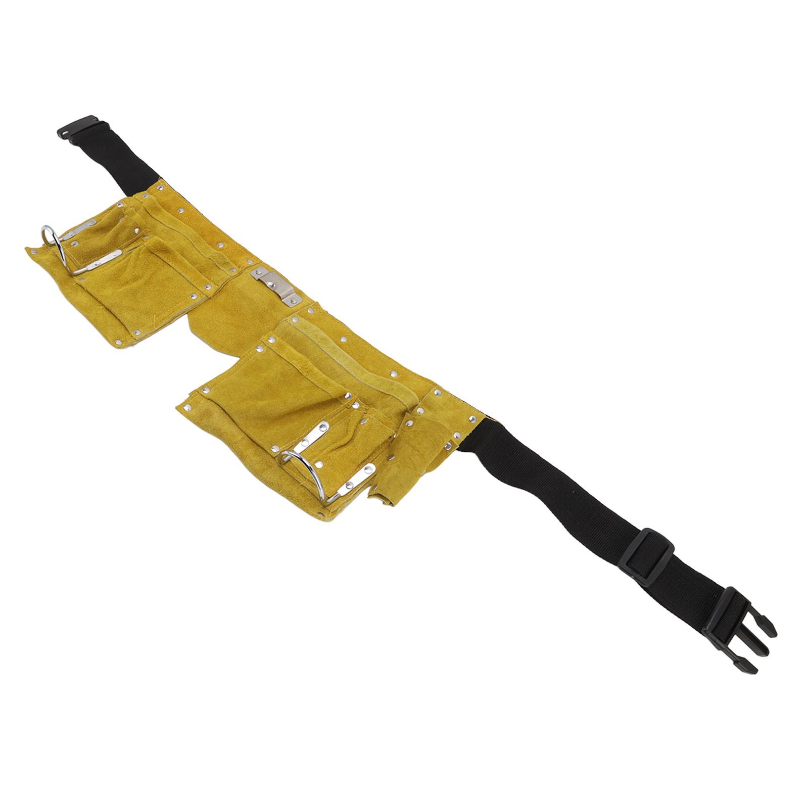 Leather Tool Belt Multiple Pockets Quick Release Buckle Wearproof Portable view 7