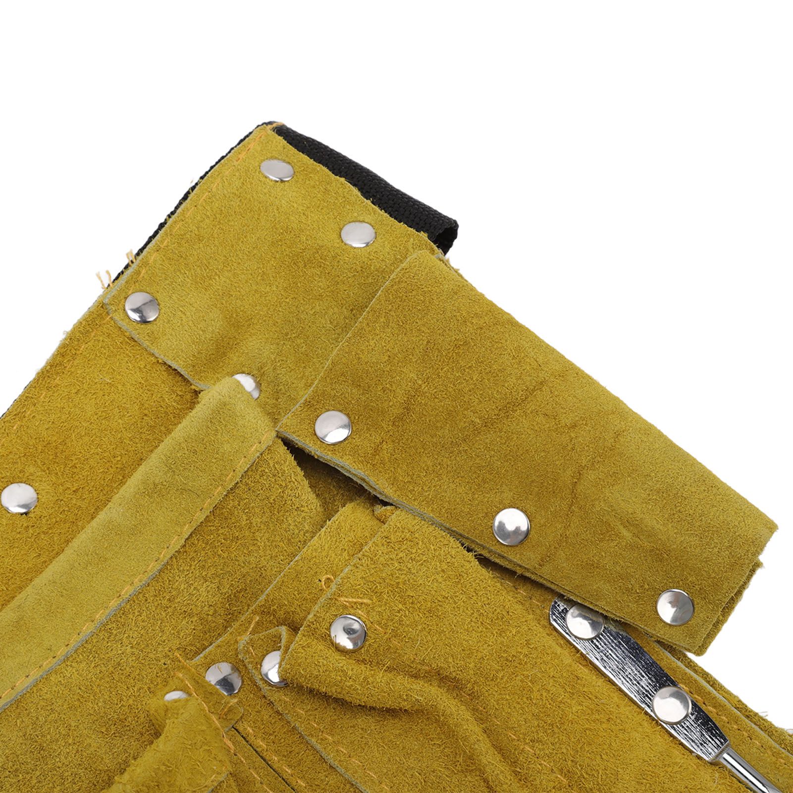 Leather Tool Belt Multiple Pockets Quick Release Buckle Wearproof Portable view 15