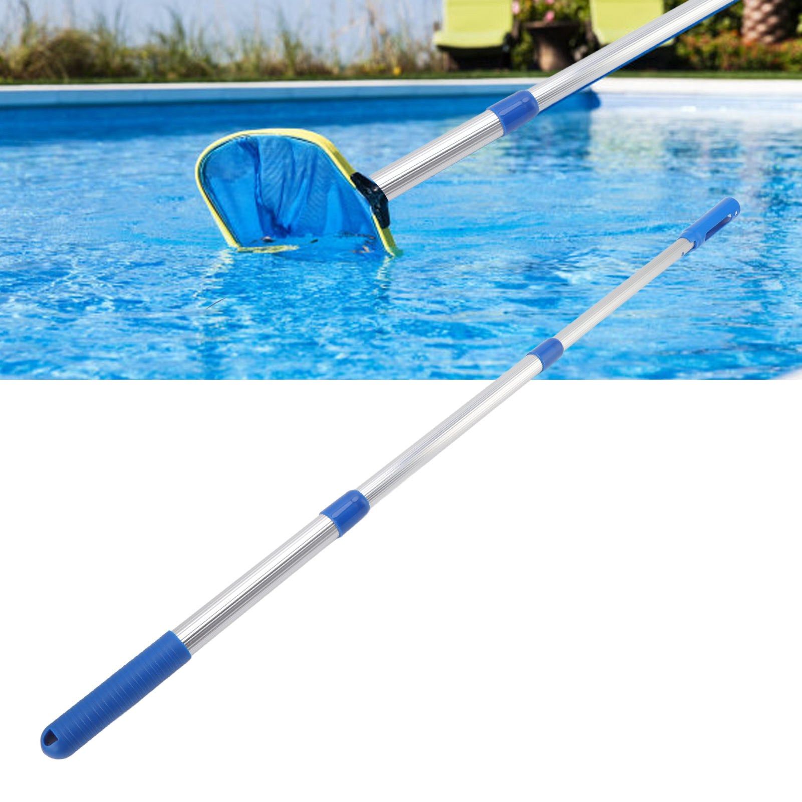 Swimming Pool Pole 3 Section Telescopic Pole Aluminum Detachable Swimming Pool view 12
