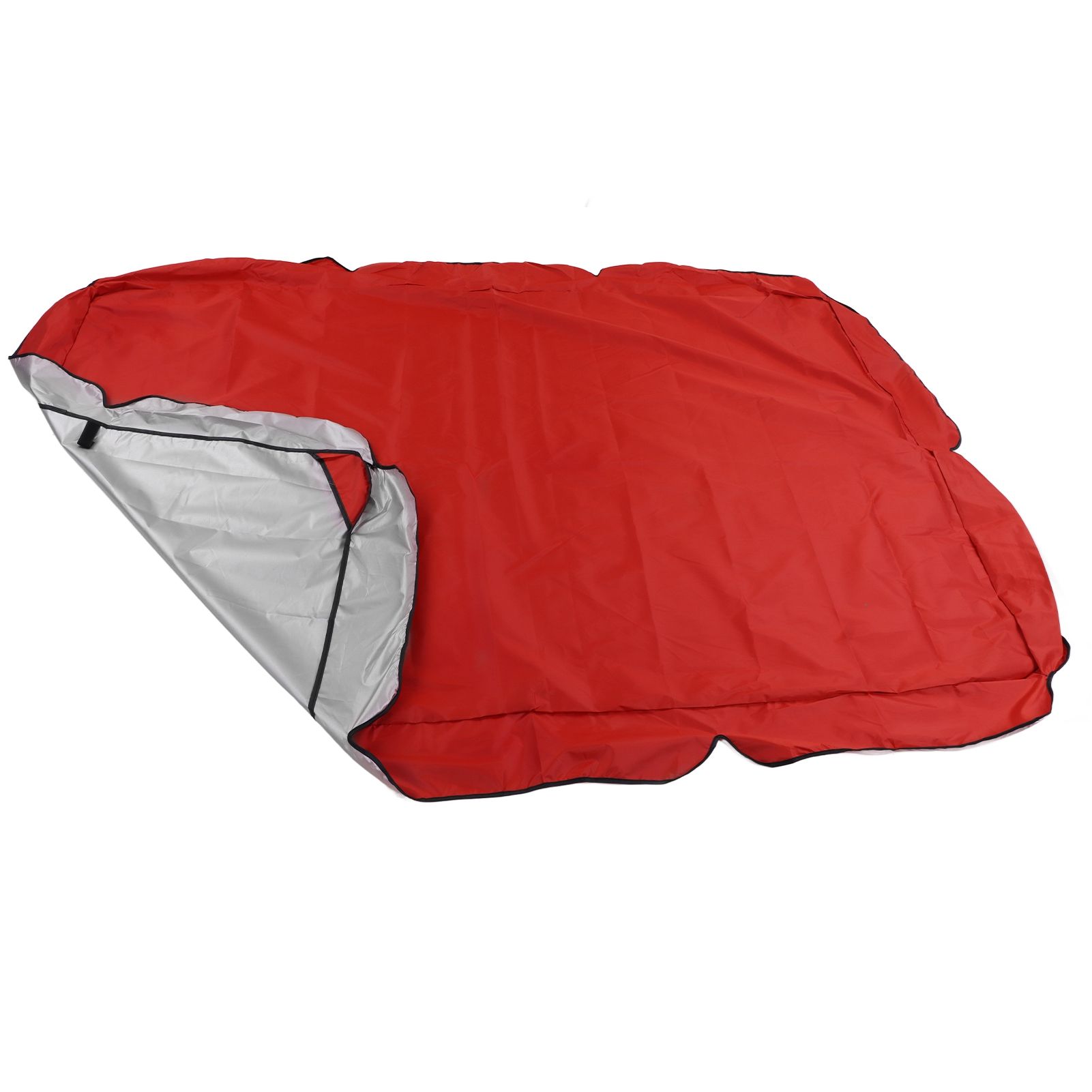 Outdoor Swing Canopy Silver Coated Oxford Cloth Waterproof Swing Chair Top view 9