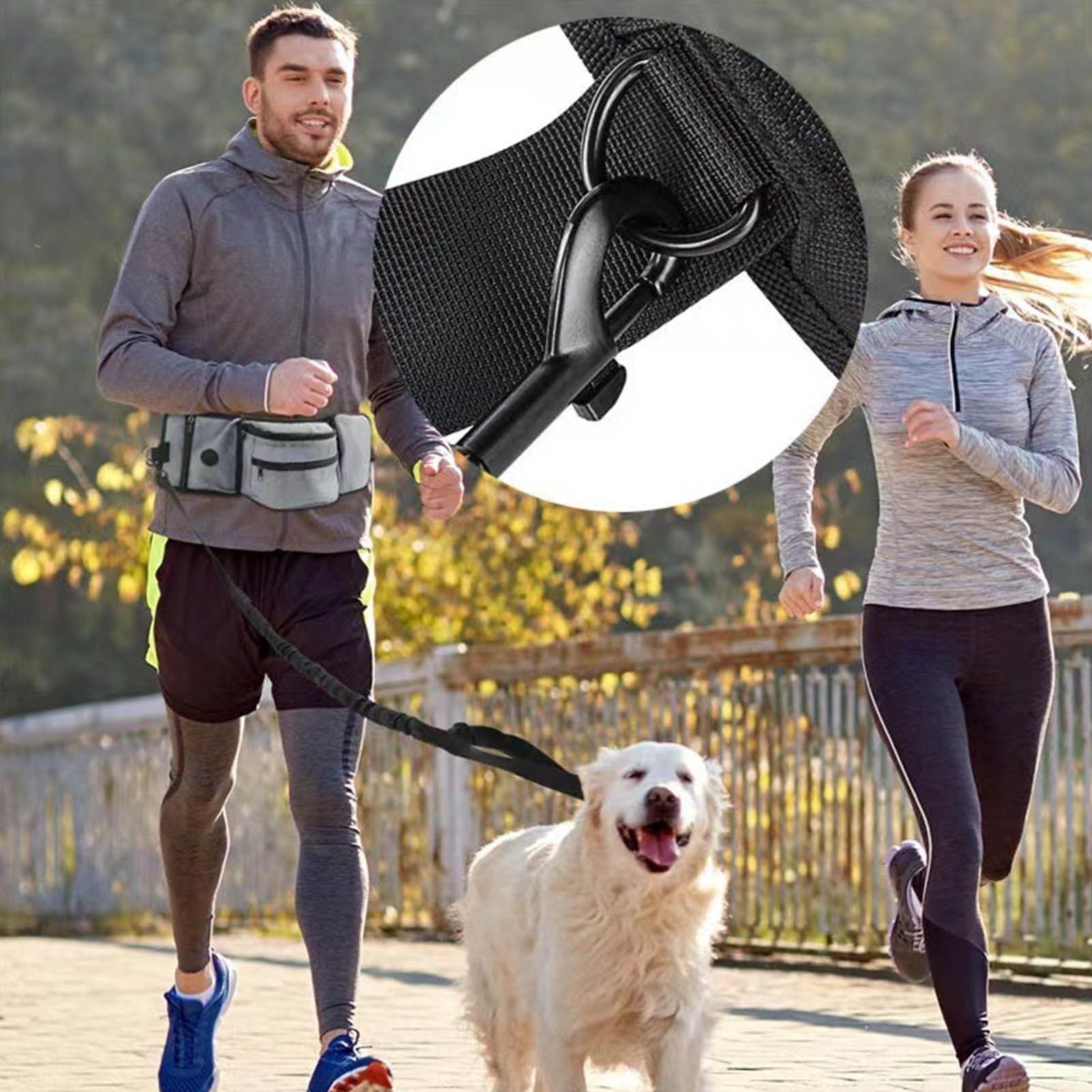 Pet Training Waist Pouch Bag Polyester Multiple Pockets Removable Snack Bag view 12