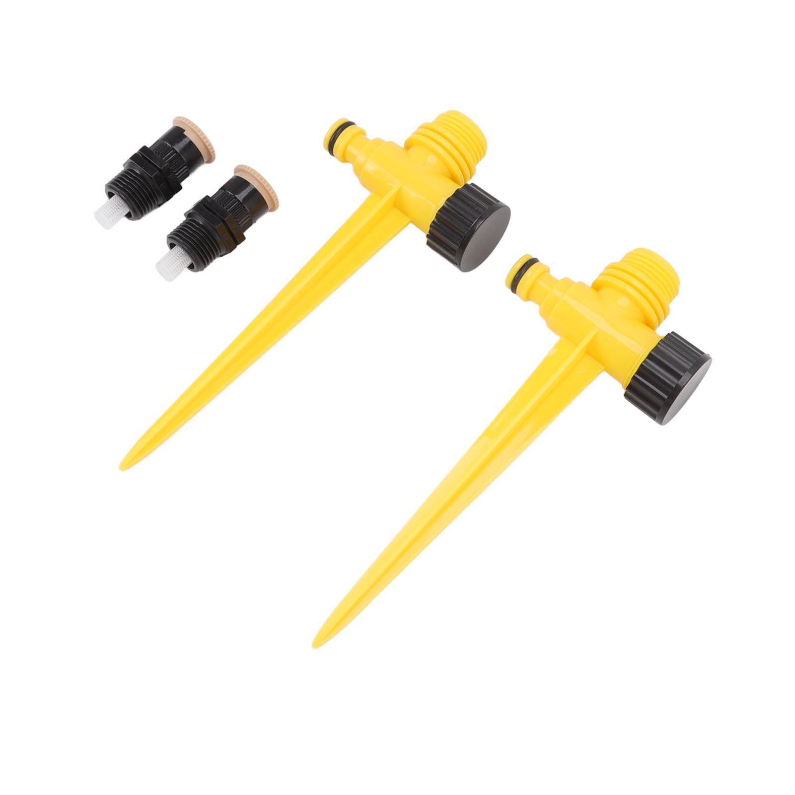 2Set 360 Degree Rotating Garden Yard Sprinkler Ground Plug Type McGonagall view 3