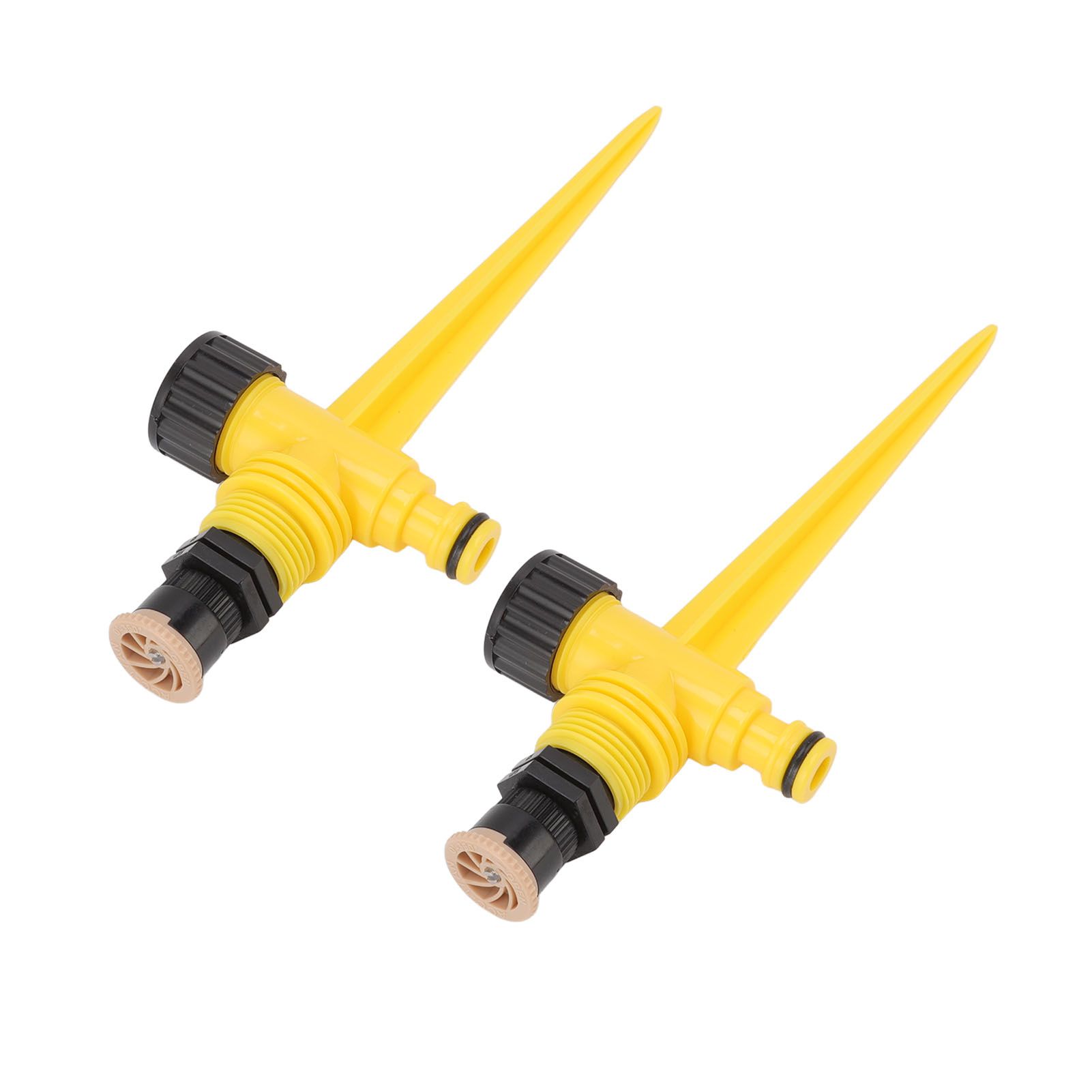 2Set 360 Degree Rotating Garden Yard Sprinkler Ground Plug Type McGonagall view 5