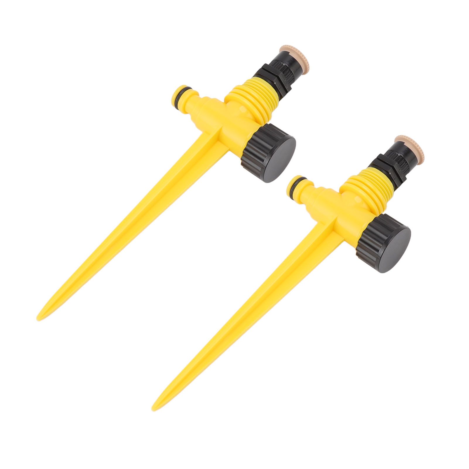2Set 360 Degree Rotating Garden Yard Sprinkler Ground Plug Type McGonagall view 6