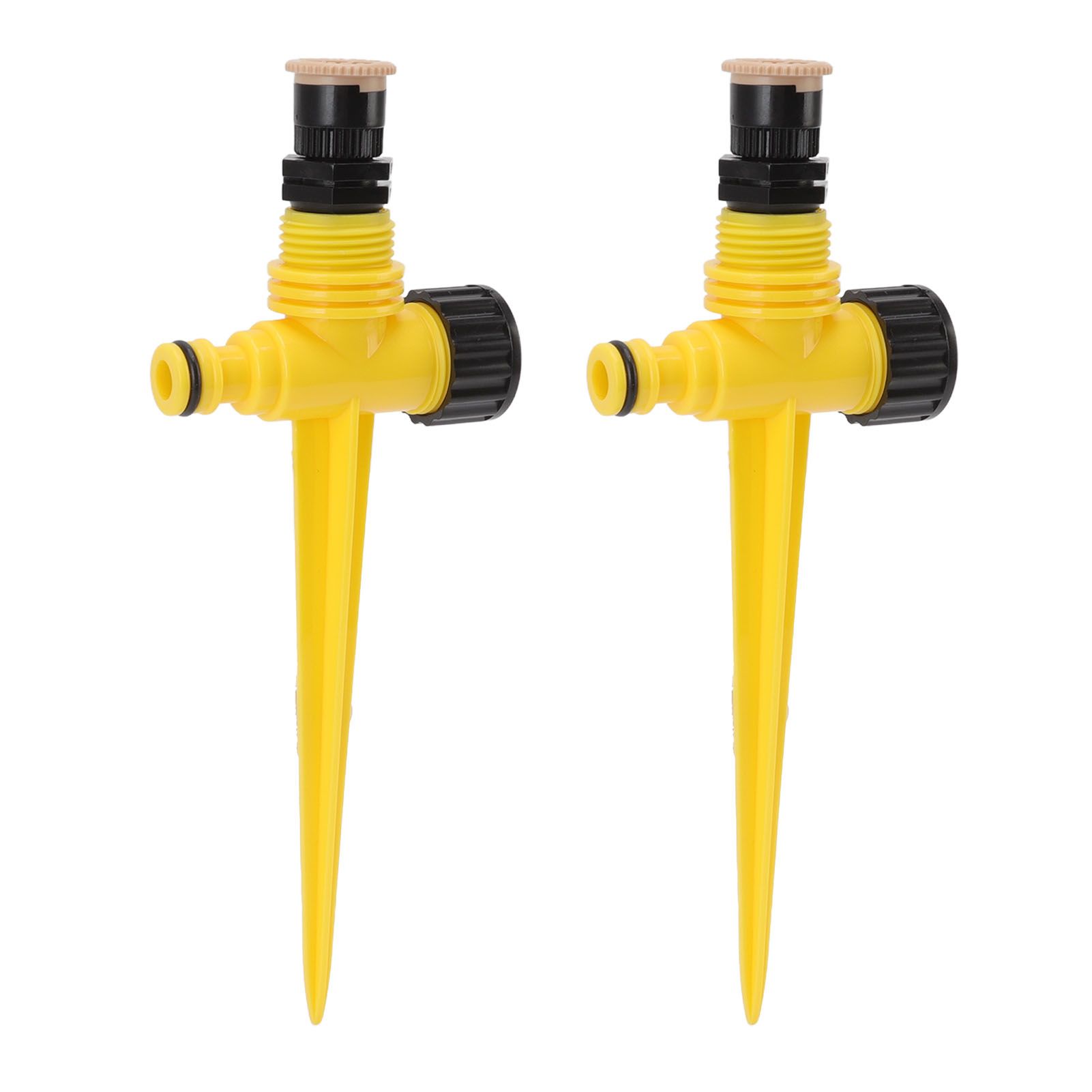 2Set 360 Degree Rotating Garden Yard Sprinkler Ground Plug Type McGonagall view 7