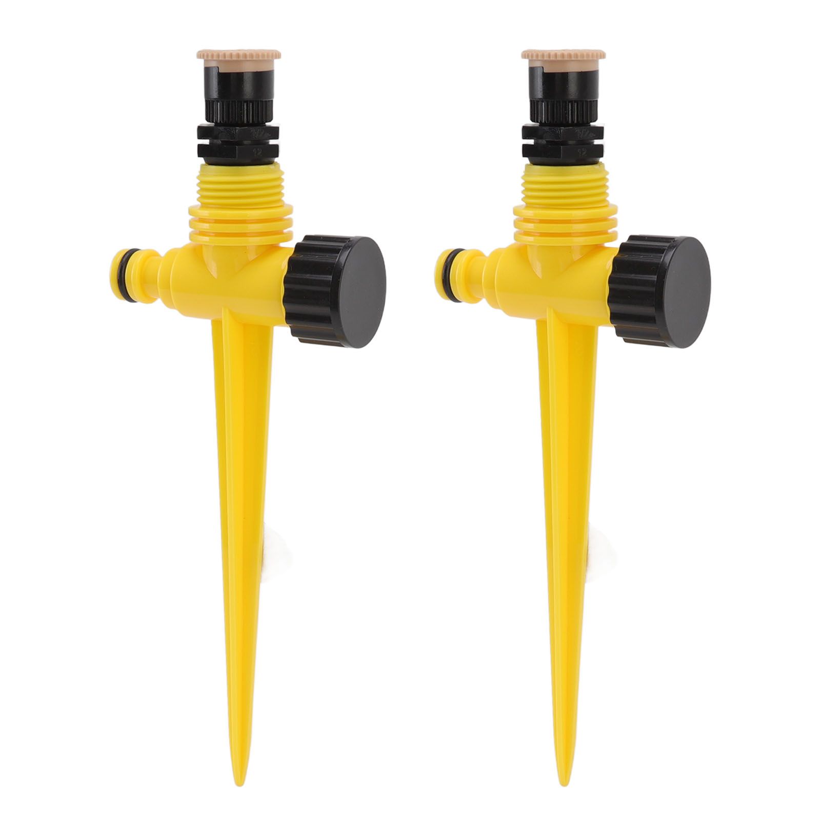2Set 360 Degree Rotating Garden Yard Sprinkler Ground Plug Type McGonagall view 8