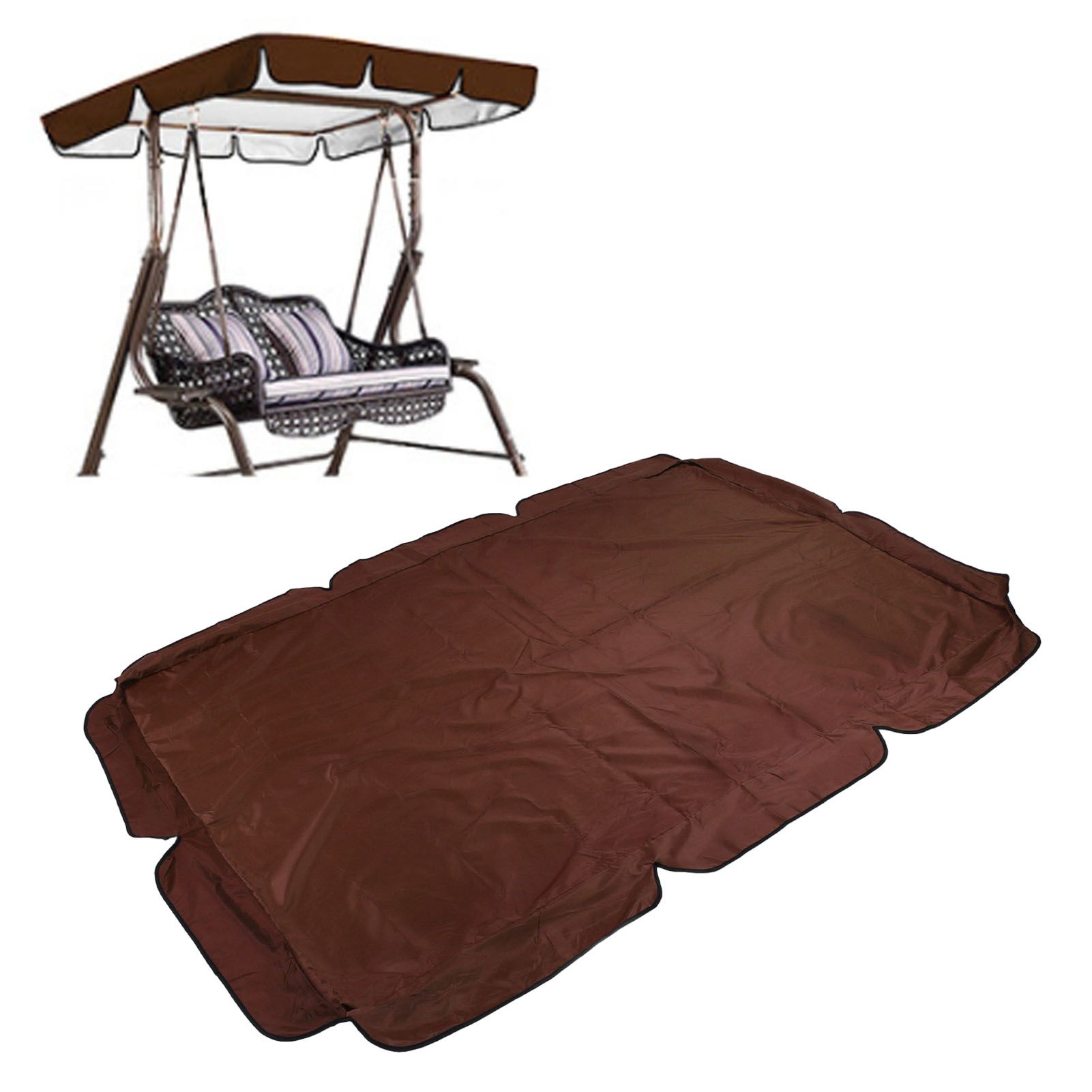 Swing Canopy 600D Silver Coated Oxford Cloth Waterproof Swing Top Cover for view 11