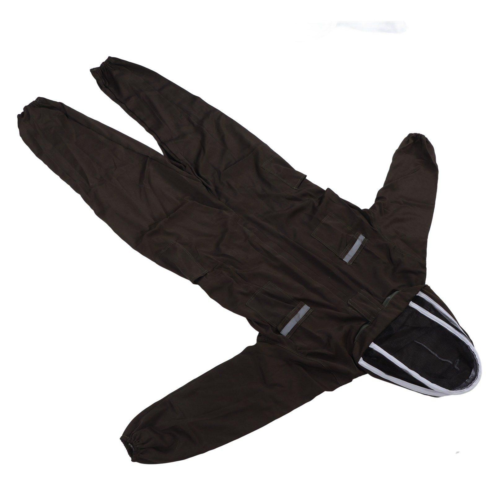 All in One Green Beekeeping Suit Ventilated Breathable Polyester Full Body view 5
