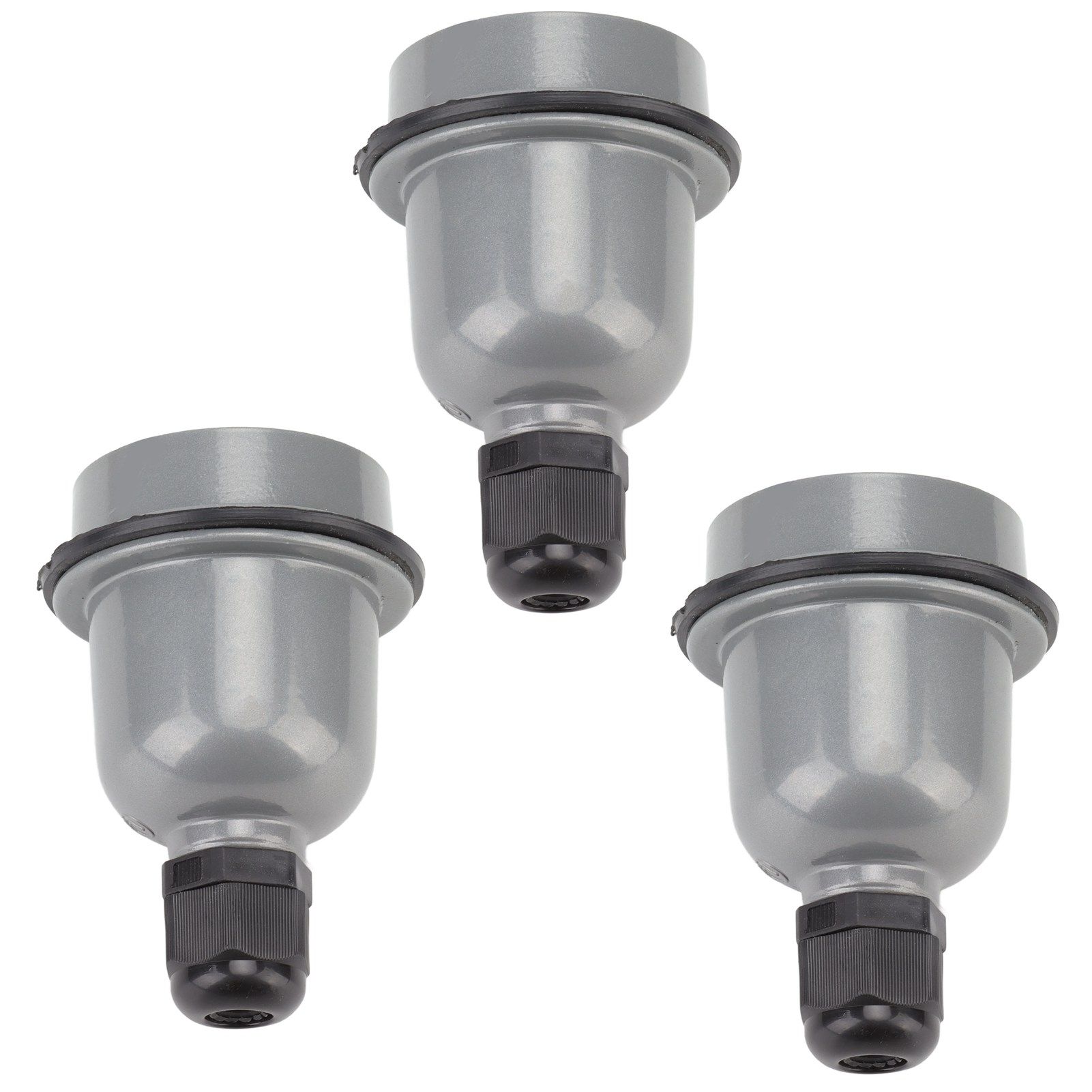 3 Pcs E27 Lamp Holder Waterproof Good Heat Insulation Anti Melting Ceramic E27 view 6