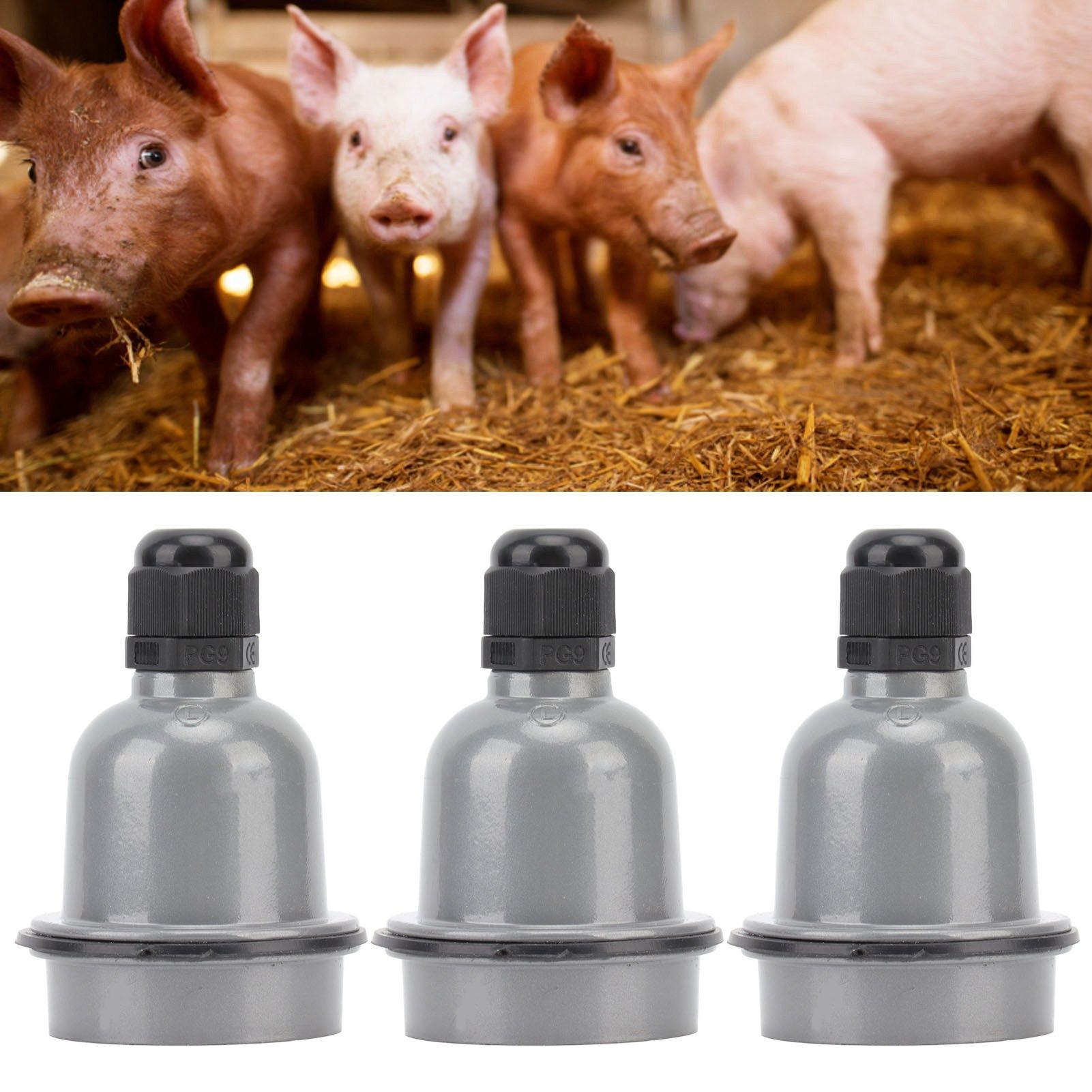 3 Pcs E27 Lamp Holder Waterproof Good Heat Insulation Anti Melting Ceramic E27 view 11