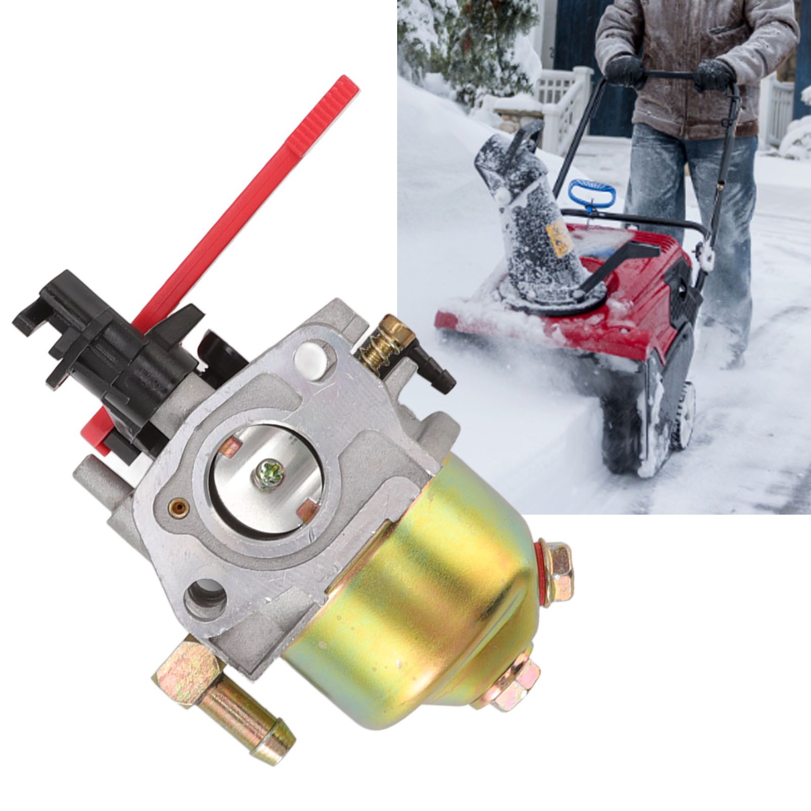 Snow Blower Carburetor with Tube for Troy Bilt 751 12011 951 12704B A 520 860 view 12
