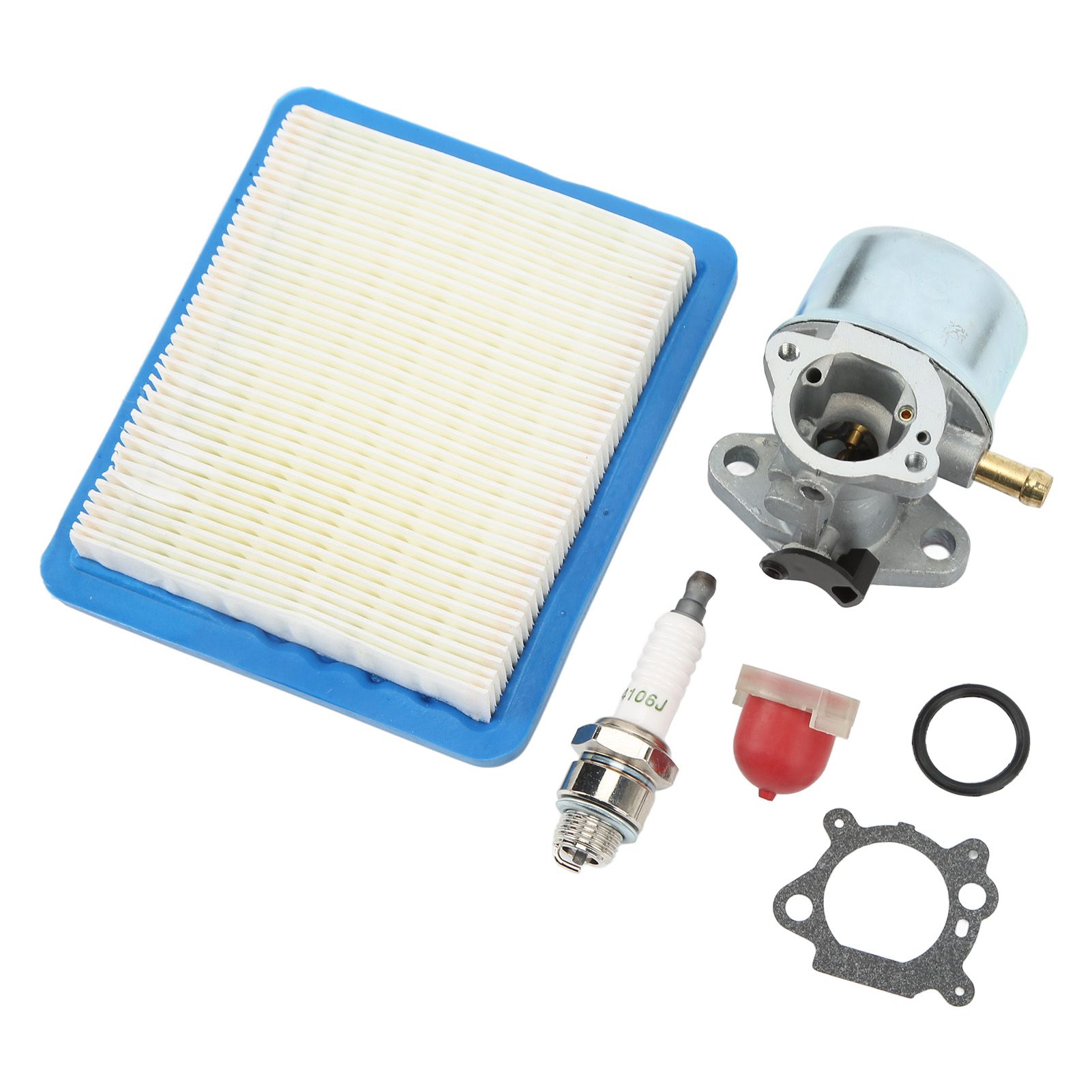 Aluminum Lawn Mower Carburetor with Spark Plug Gasekt Air Filter for 12G882 view 3