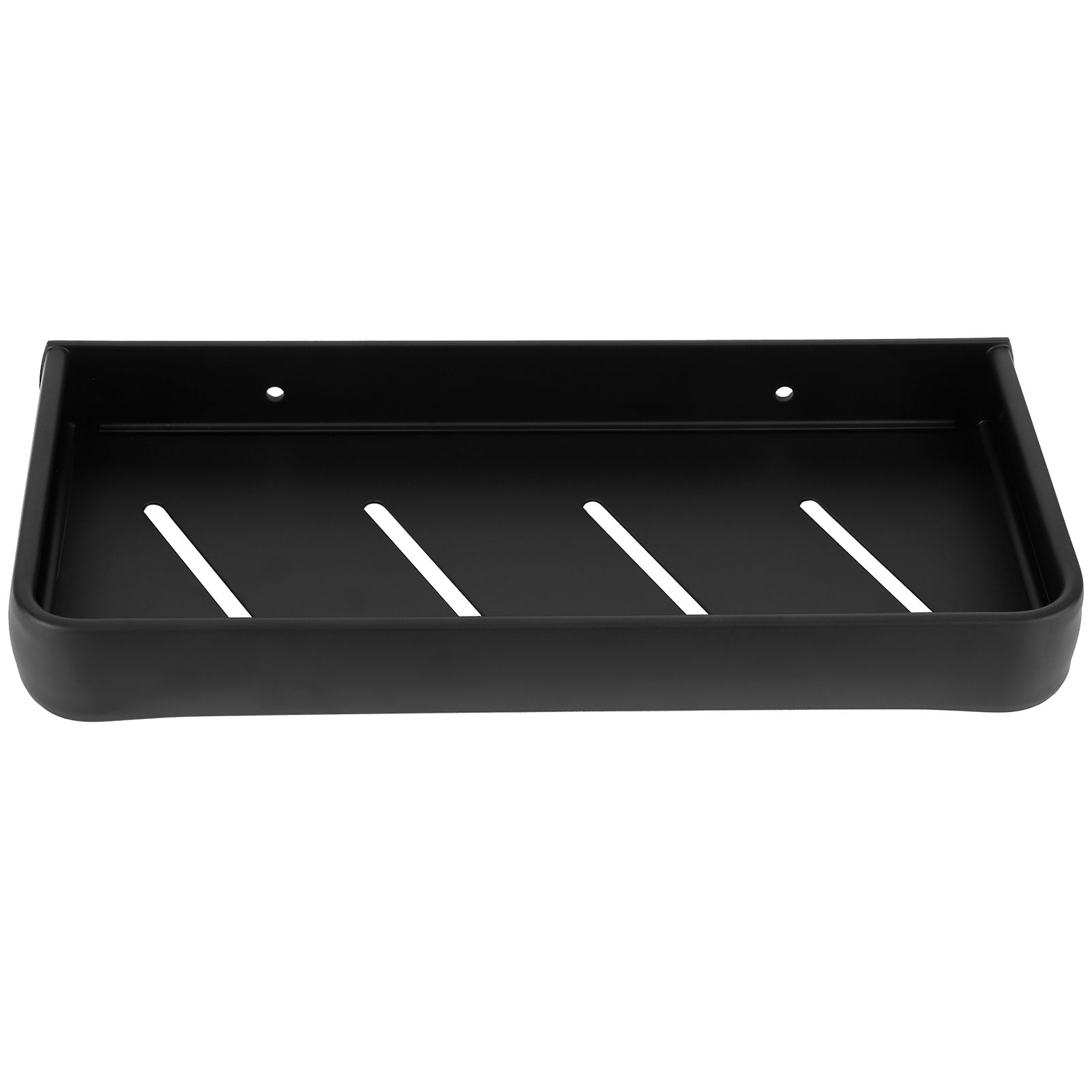 30cm Bathroom Shelf Space Aluminum Wall Mounted Hollow Storage Rack Basket view 3
