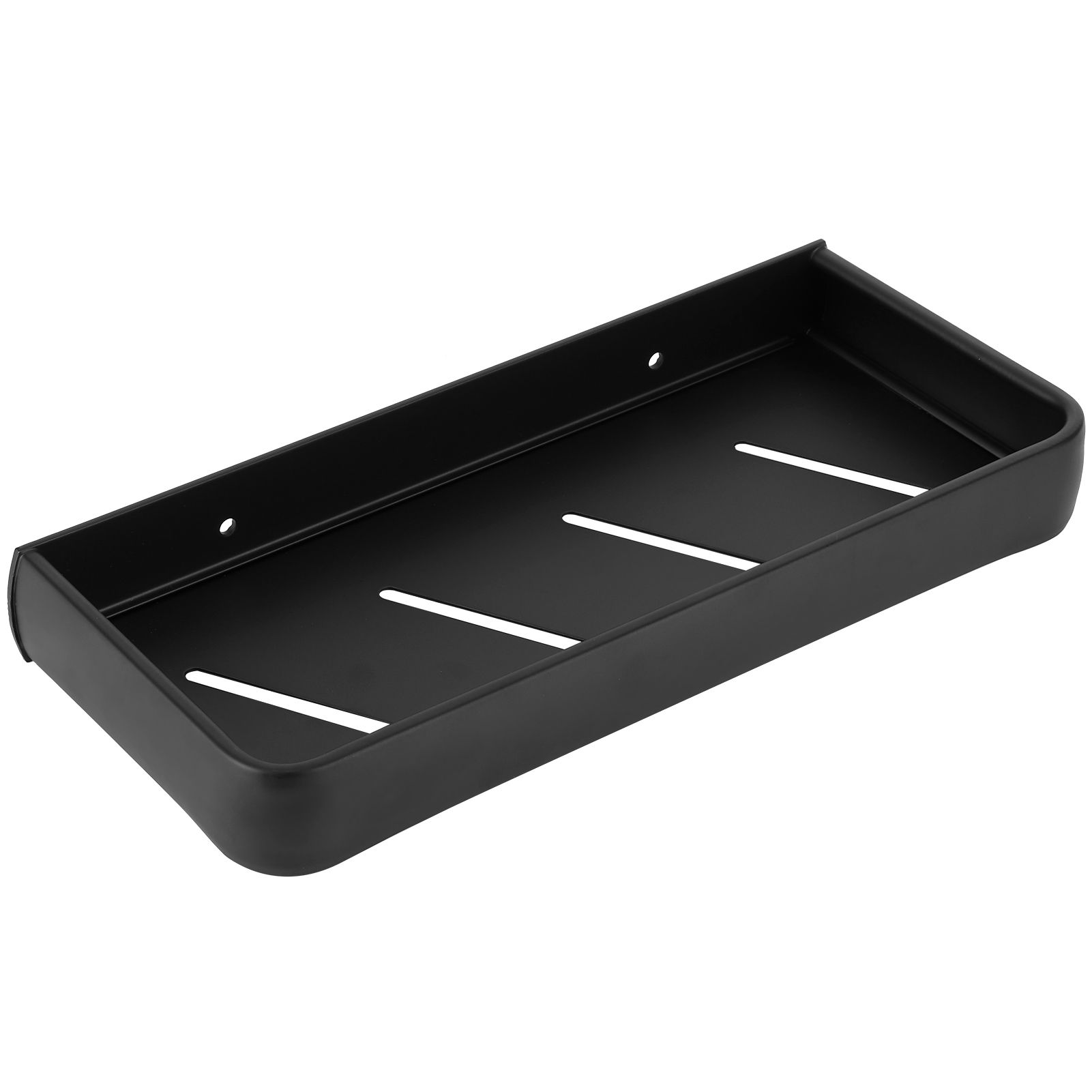 30cm Bathroom Shelf Space Aluminum Wall Mounted Hollow Storage Rack Basket view 4