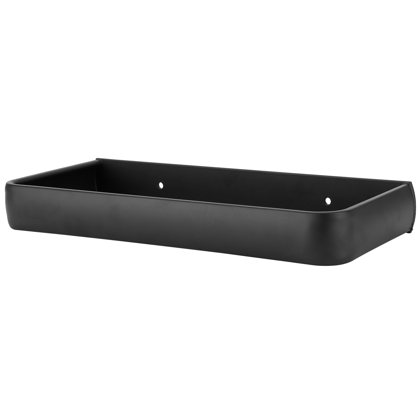 30cm Bathroom Shelf Space Aluminum Wall Mounted Hollow Storage Rack Basket view 5