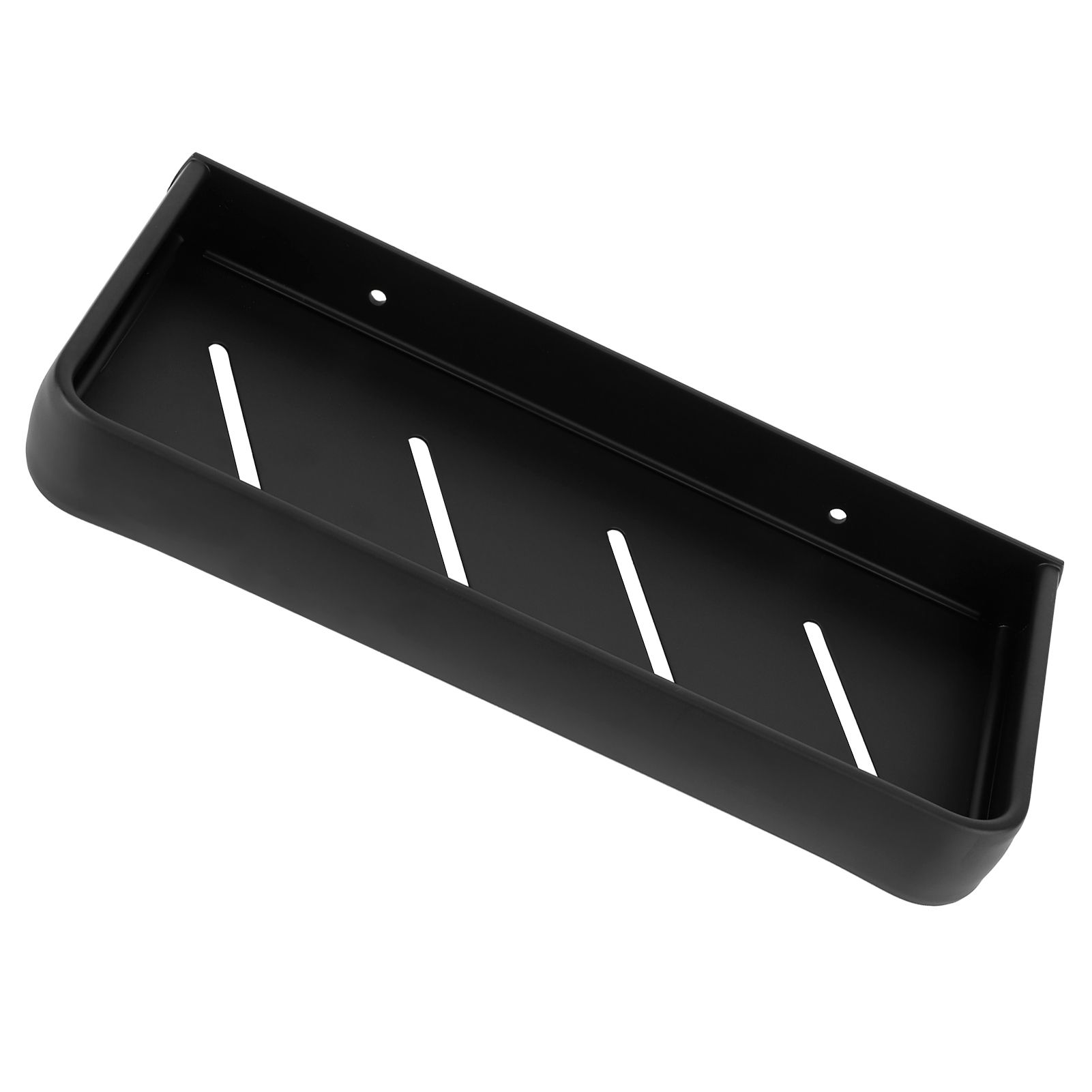 30cm Bathroom Shelf Space Aluminum Wall Mounted Hollow Storage Rack Basket view 8