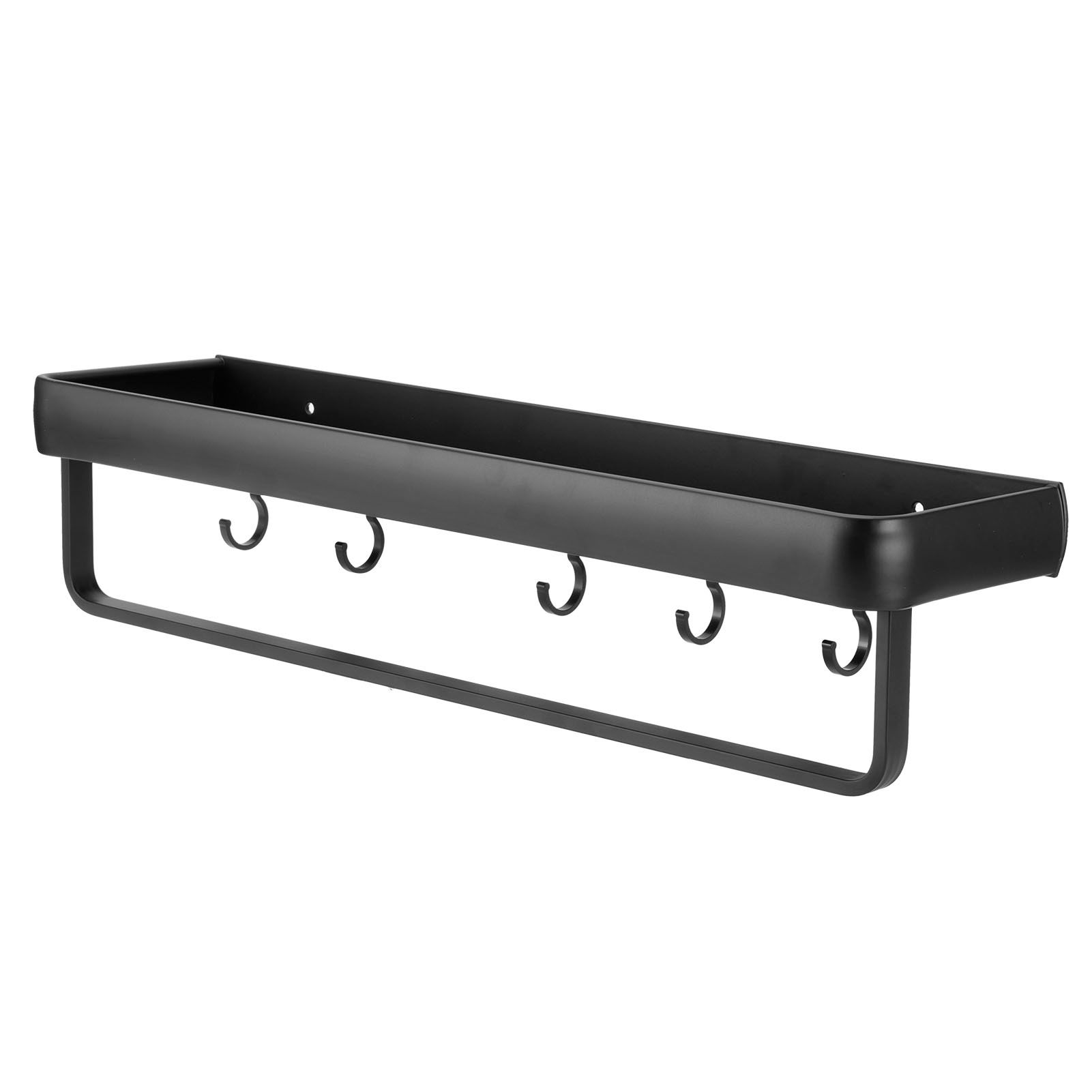 50cm Multifunctional Wall Mounted Kitchen Shelving Bathroom Storage Rack view 6