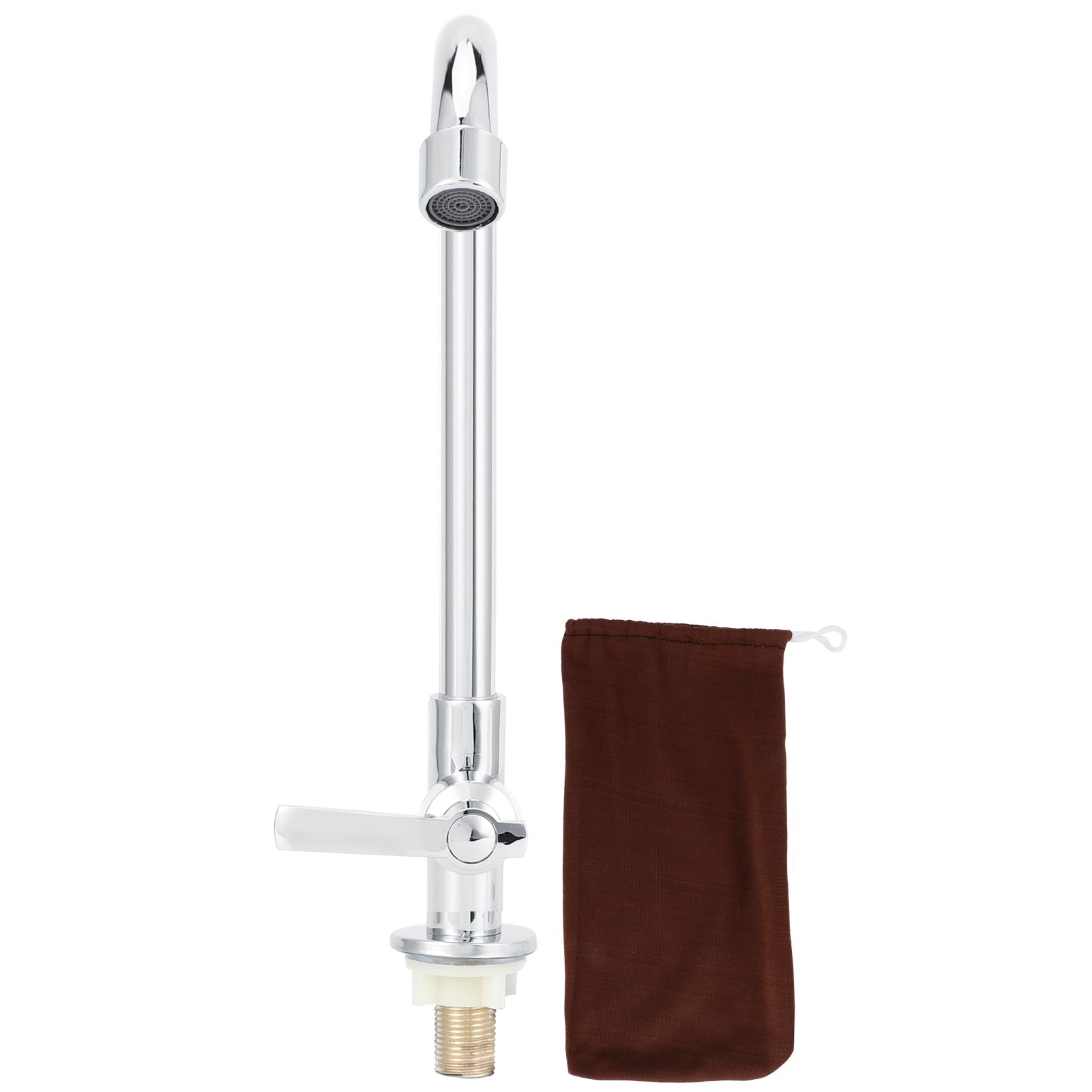 G1/2 Sink Faucet 360 Degree Rotating Stainless Steel Cold Water Tap Kitchen