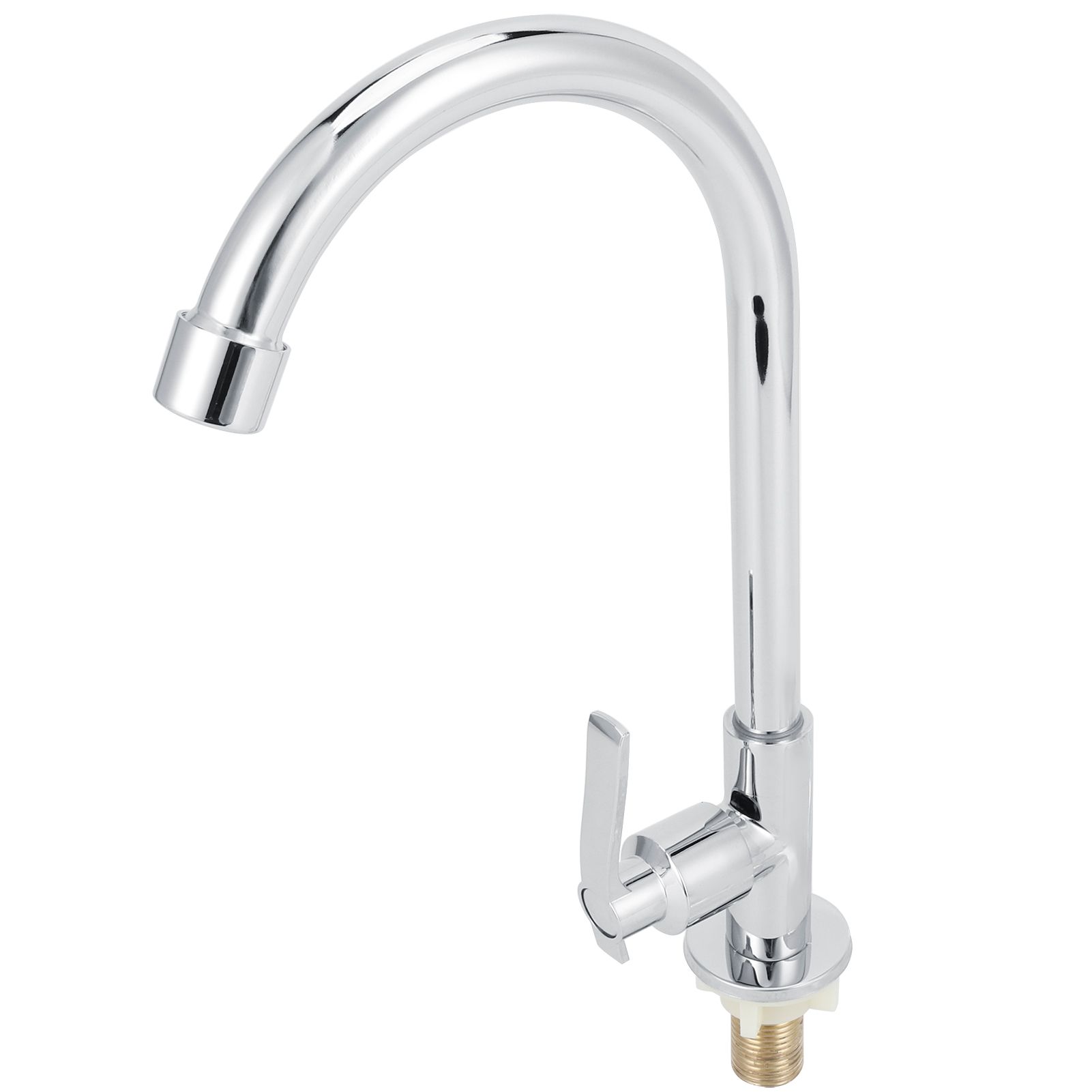 G1/2 Sink Faucet 360 Degree Rotating Stainless Steel Cold Water Tap Kitchen view 3