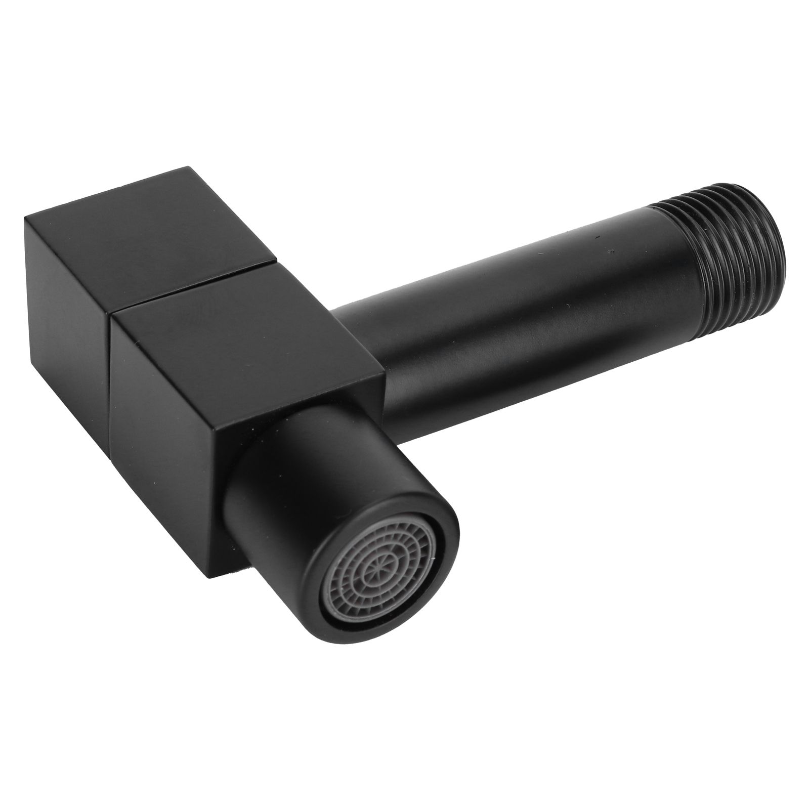 G1/2 Black Mop Sink Faucet Balcony Single Cold Water Gravity Casting Tap view 7
