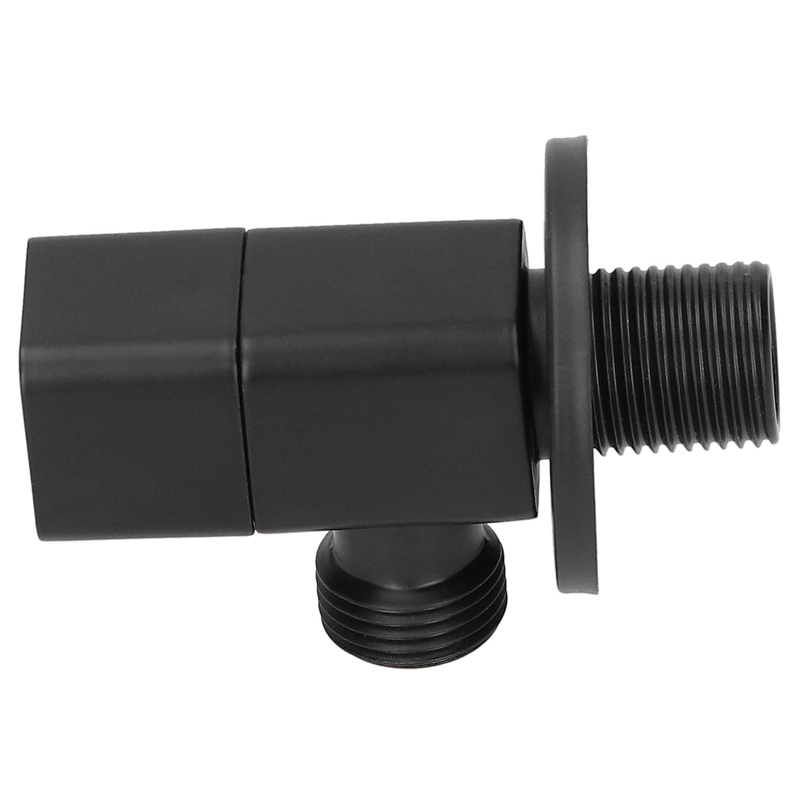 G1/2 Angle Valve Mixer Water Stop Valve Bathroom Toilet Washbasin Accessory Black view 7