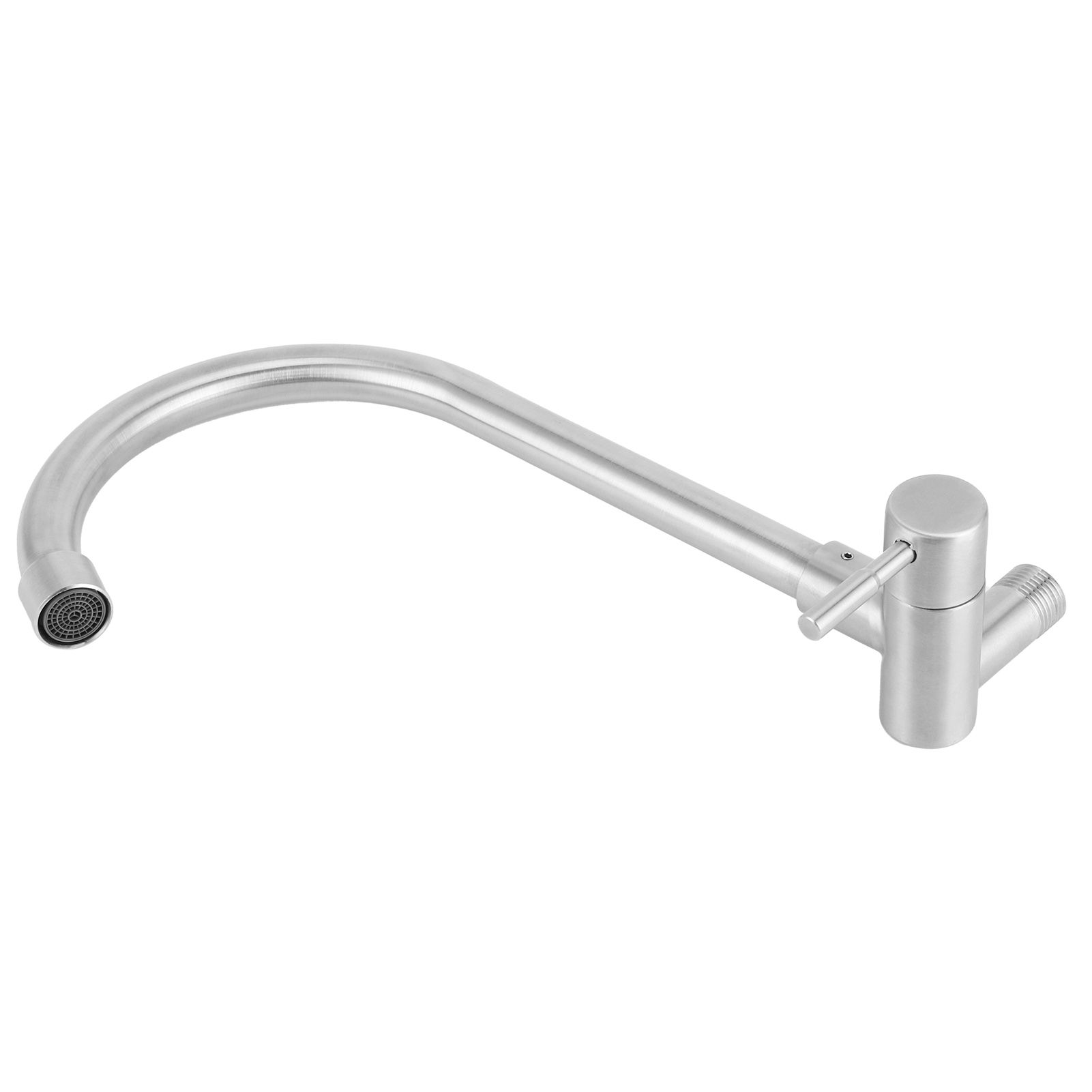 G1/2 Sink Faucet Wall-in 360 Degree Rotating Water Tap Single Handle for view 2