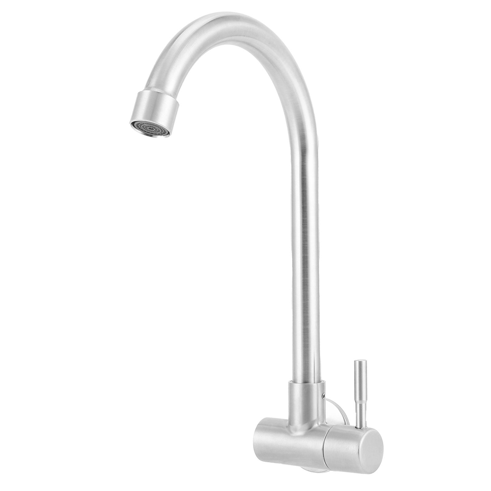 G1/2 Sink Faucet Wall-in 360 Degree Rotating Water Tap Single Handle for view 5
