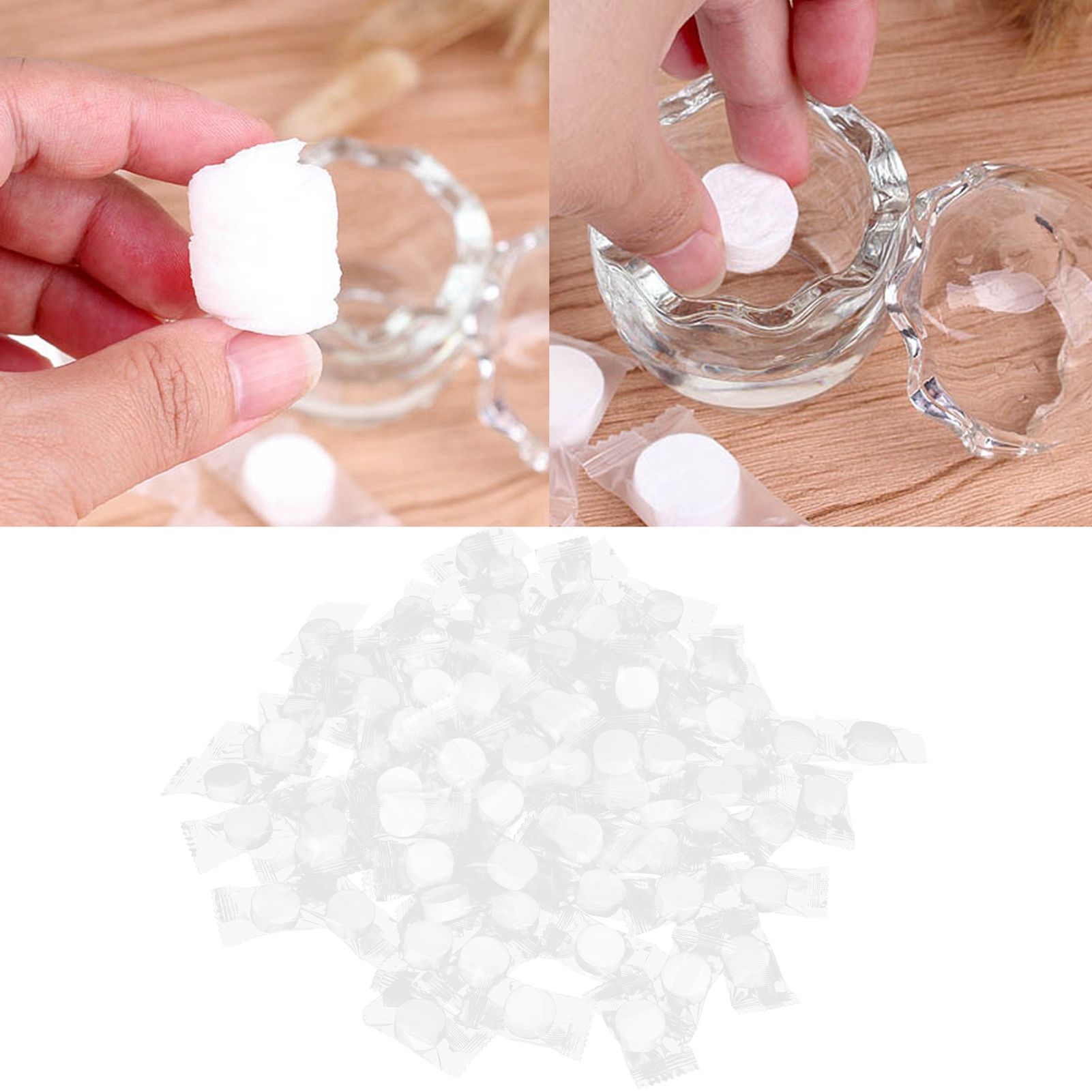 100Pcs Compressed Towels Portable Disposable Face Cleaning Tissue Towel for view 9