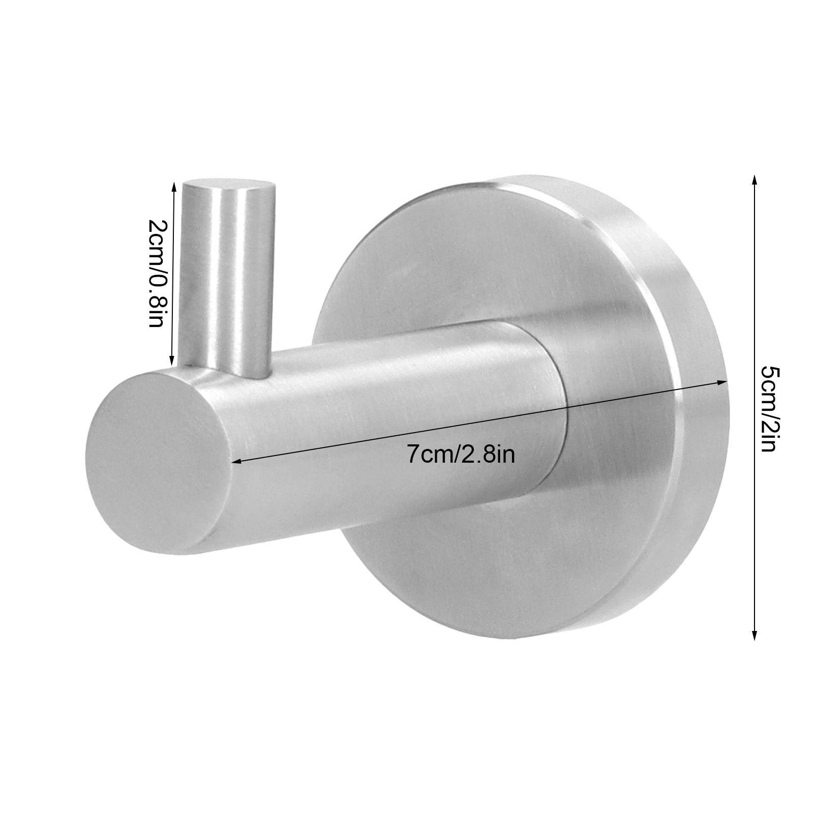 Stainless Steel Wall Hanging Hook Coat Towel Hanger Hooks for Kitchen Bathroom view 14